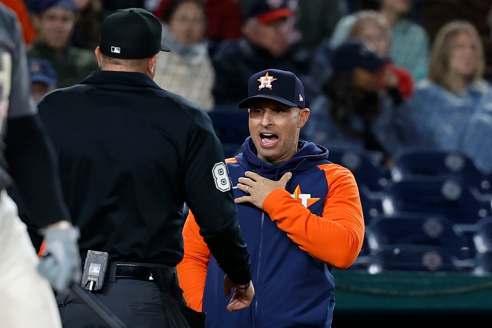 Houston Astros manager Joe Espada