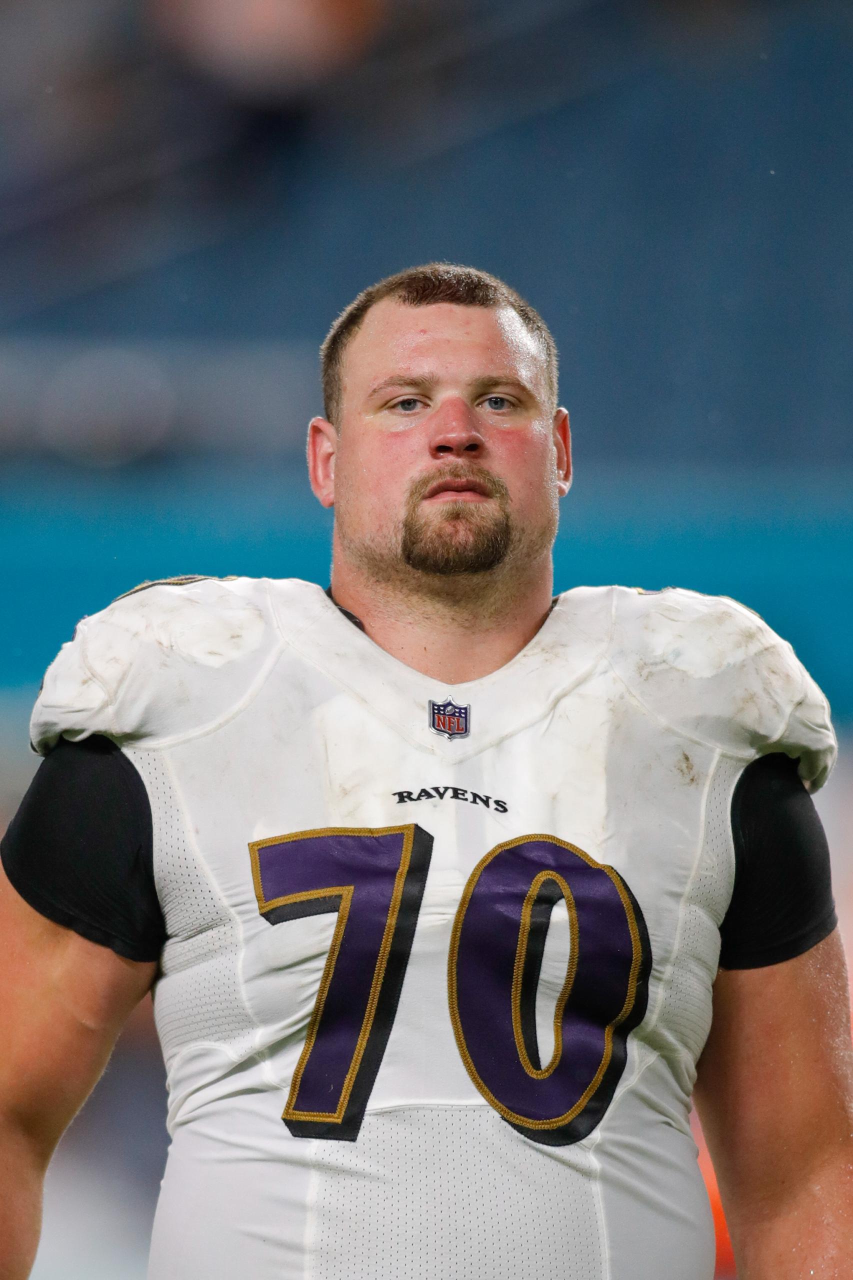 Baltimore Ravens' Kevin Zeitler
