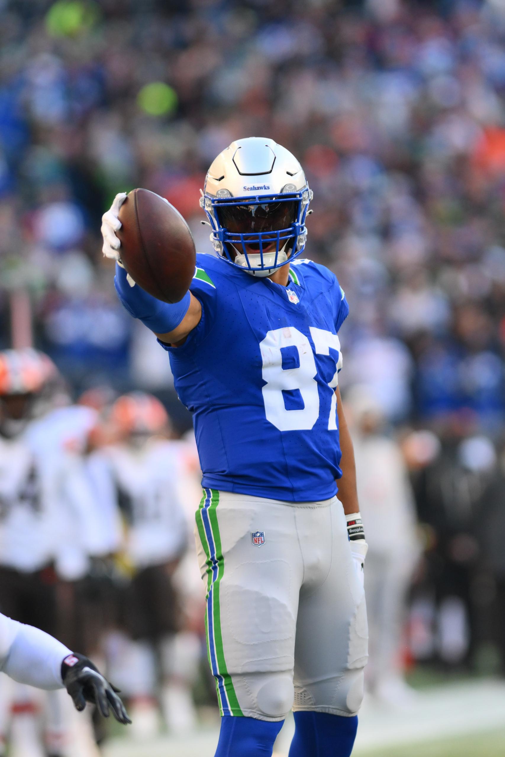 Seattle Seahawks tight end Noah Fant