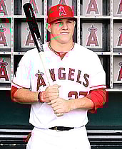 Sorry, no picture of Trout without a shirt. Yet.