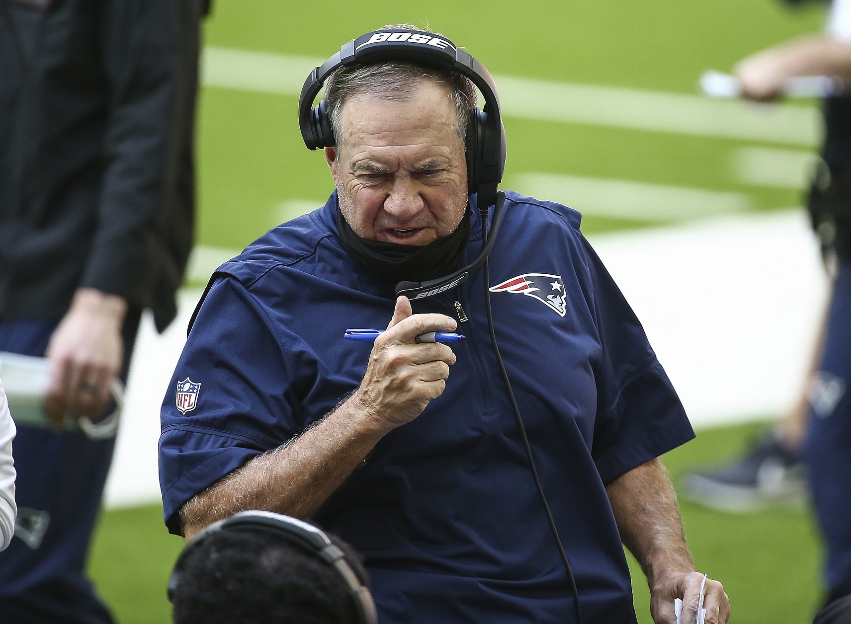 Patriots head coach Bill Belichick