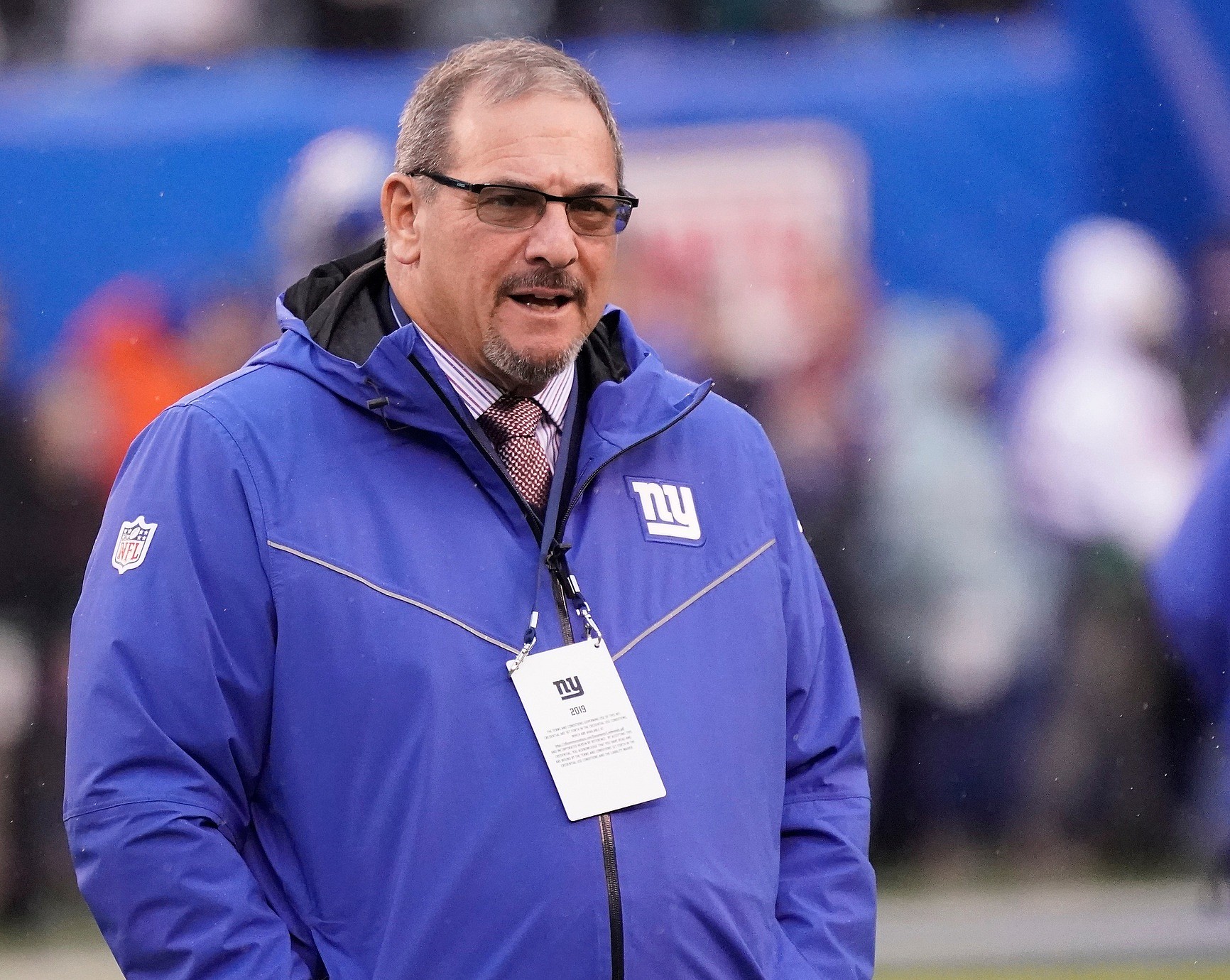 Giants GM David Gettleman struggling with Saquon Barkley situation.