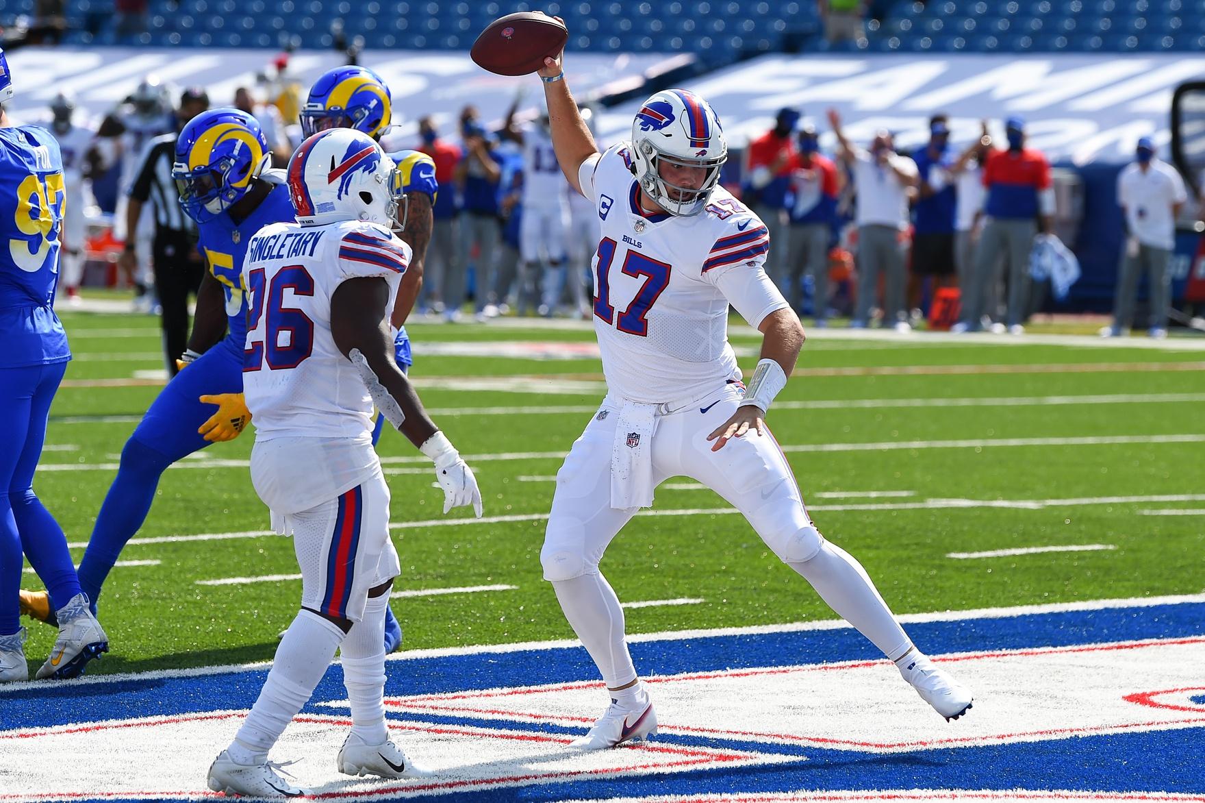 Bills' Josh Allen scored TD against the Rams