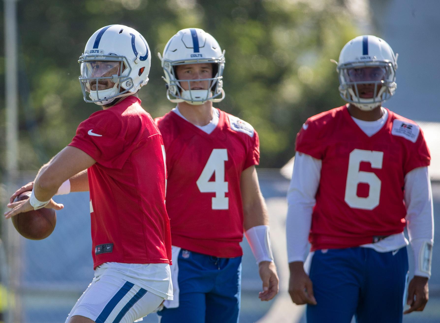 Comparing Sam Ehlinger vs. Jacob Eason in Colts' QB competition