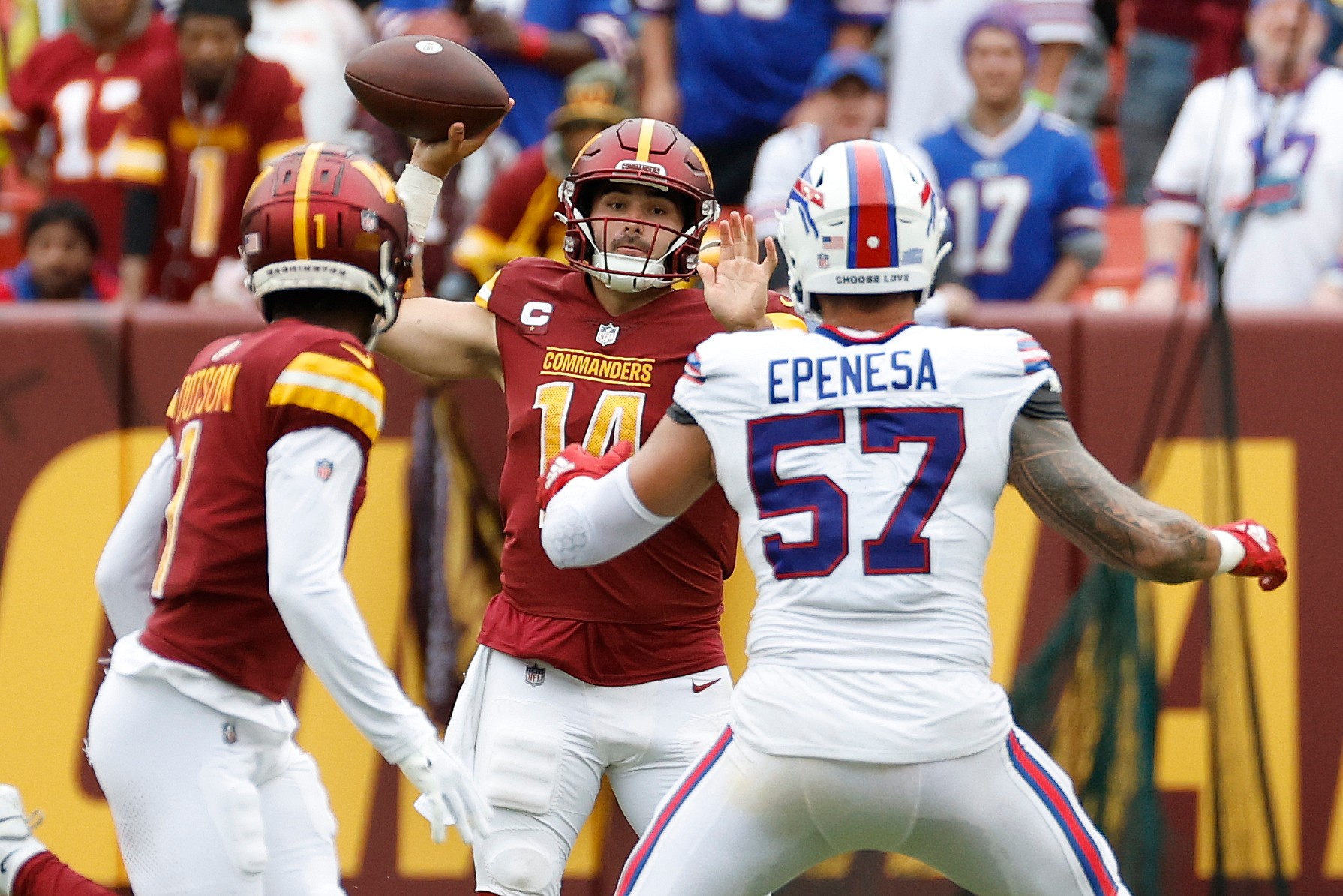 nfl week 3: sam howell, washington commanders