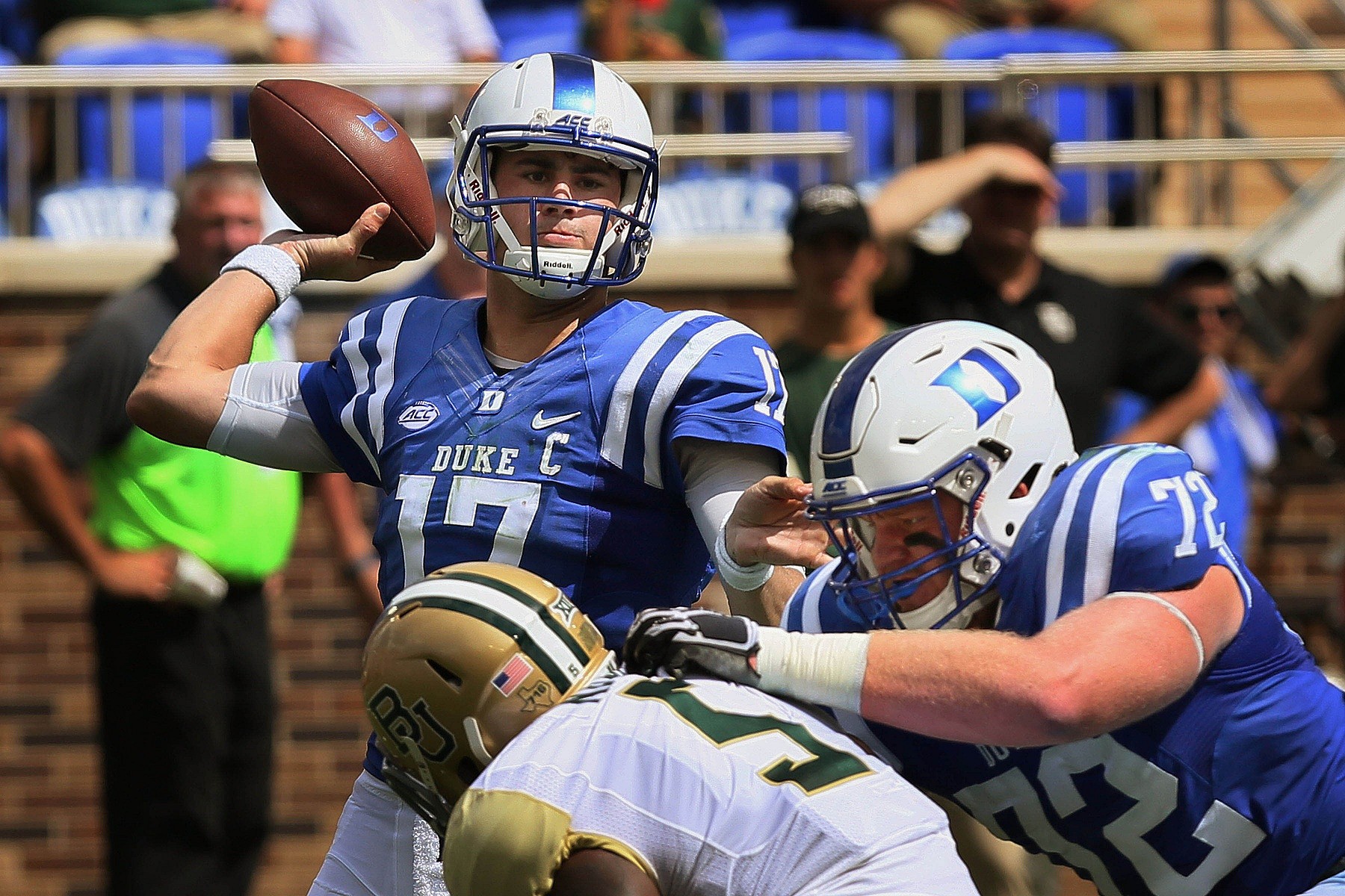 Duke Blue Devils quarterback Daniel Jones