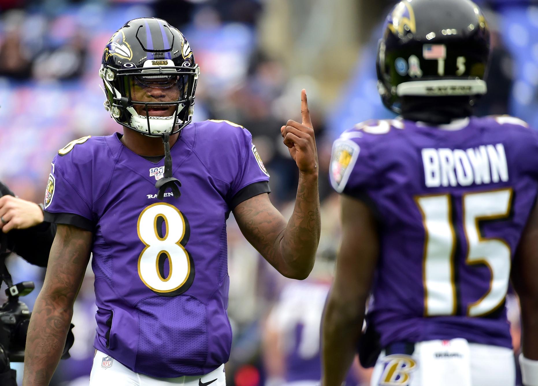 Ravens WR Hollywood Brown