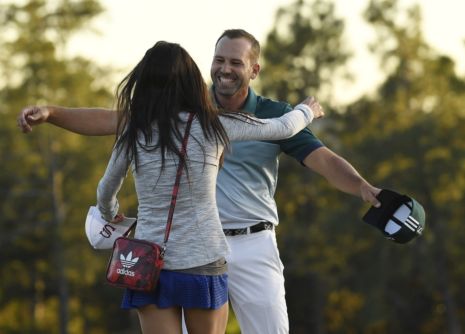 Sergio Garcia reacts to winning the 2017 Masters