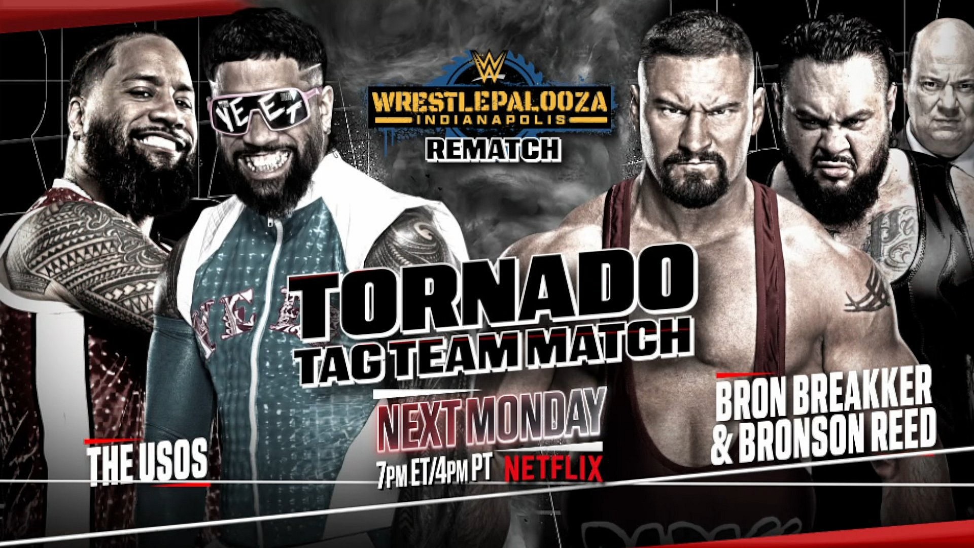 RAW Usos Breakker Reed