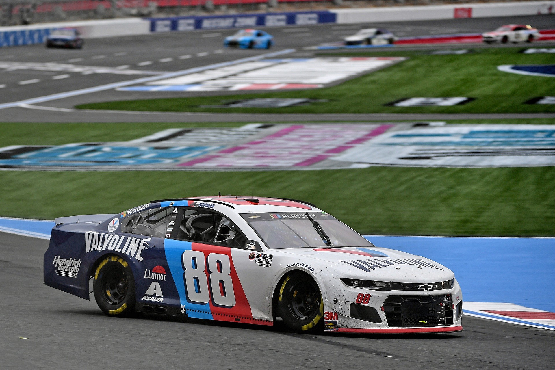 Alex Bowman during NASCAR Bank of America 400