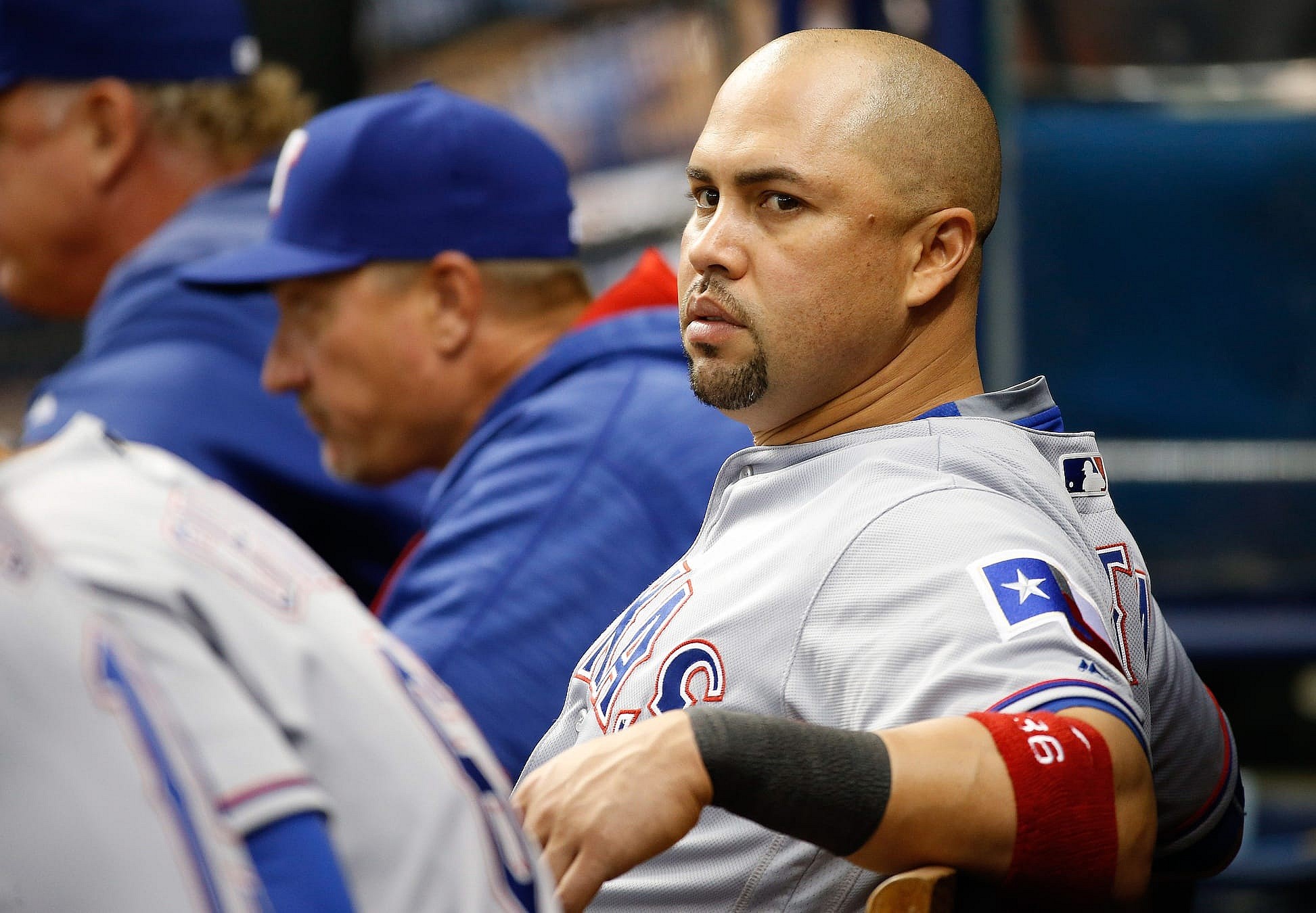 Carlos Beltran painted hair