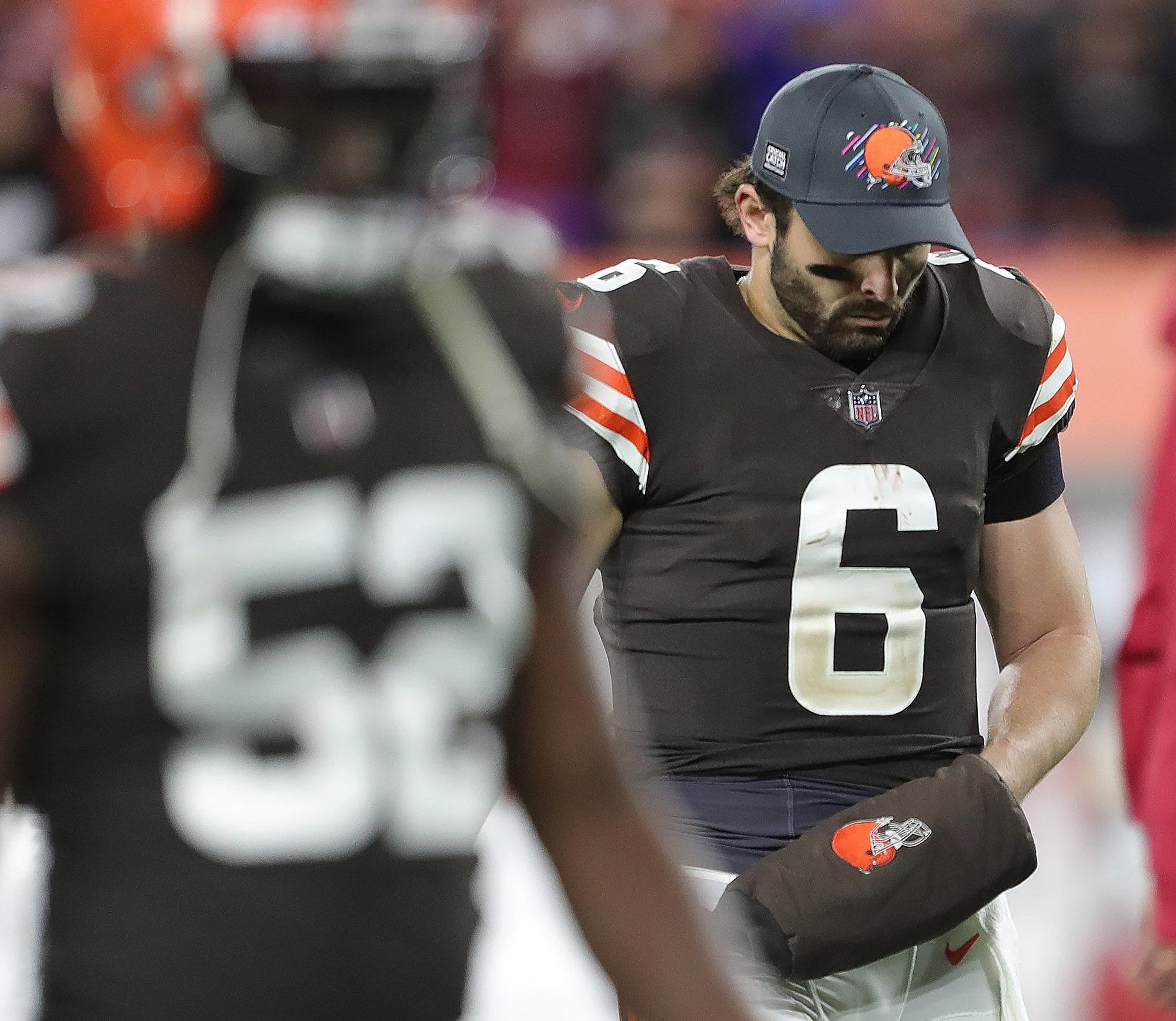 baker mayfield injury concerns, cleveland browns