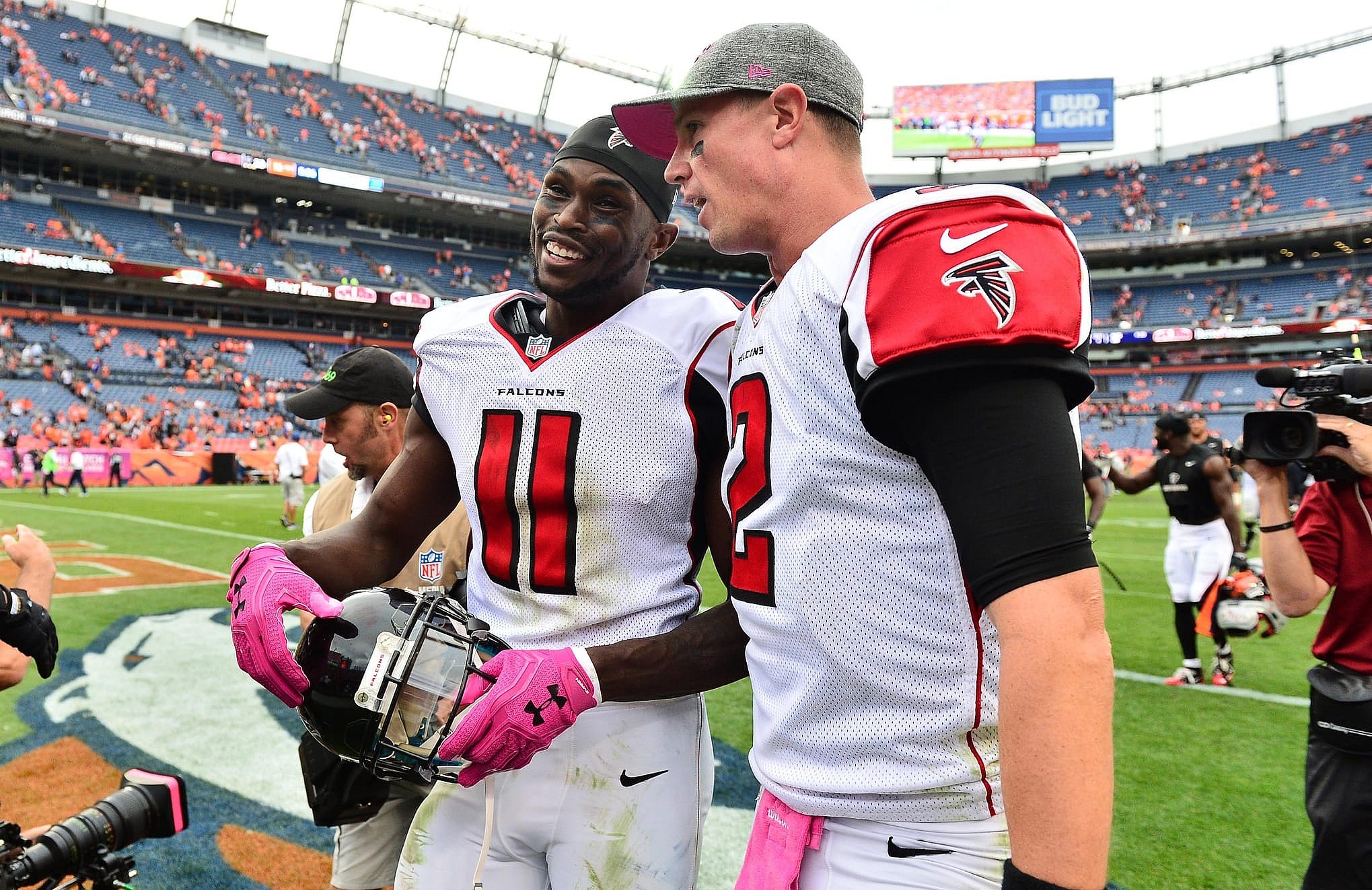 Julio Jones and Matt Ryan Atlanta Falcons