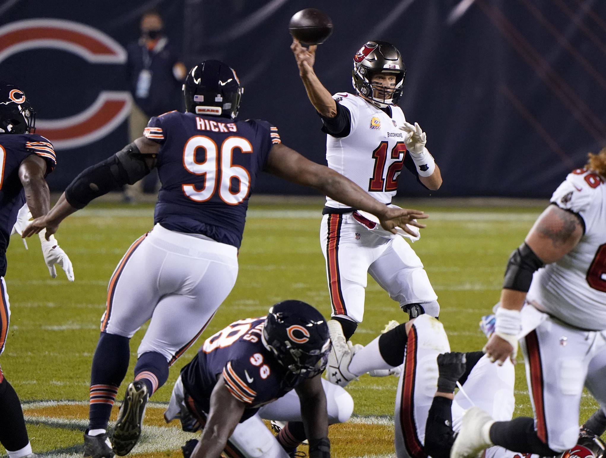 Tampa Bay Buccaneers QB Tom Brady vs. Chicago Bears in NFL Week 5
