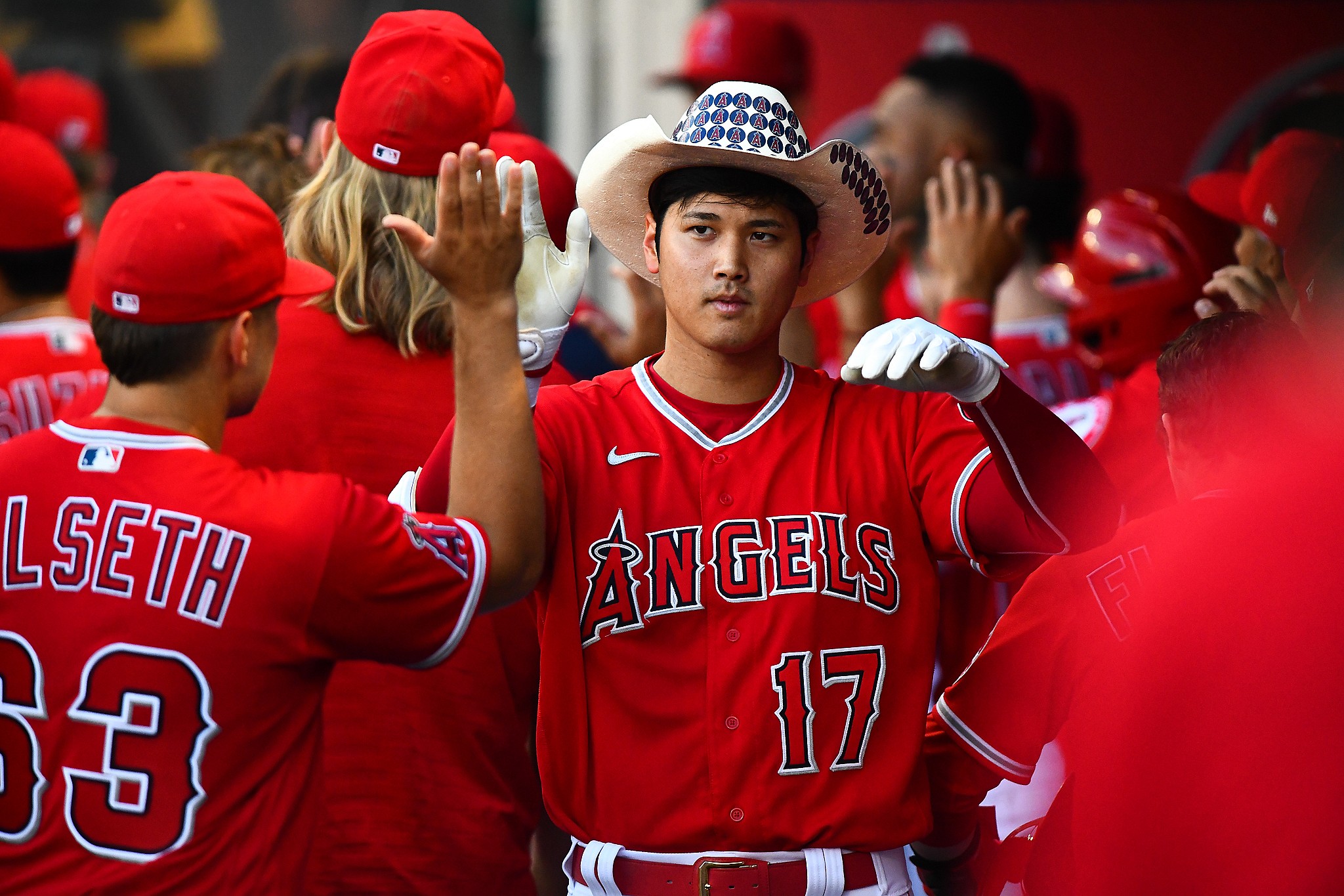 MLB: Texas Rangers at Los Angeles Angels