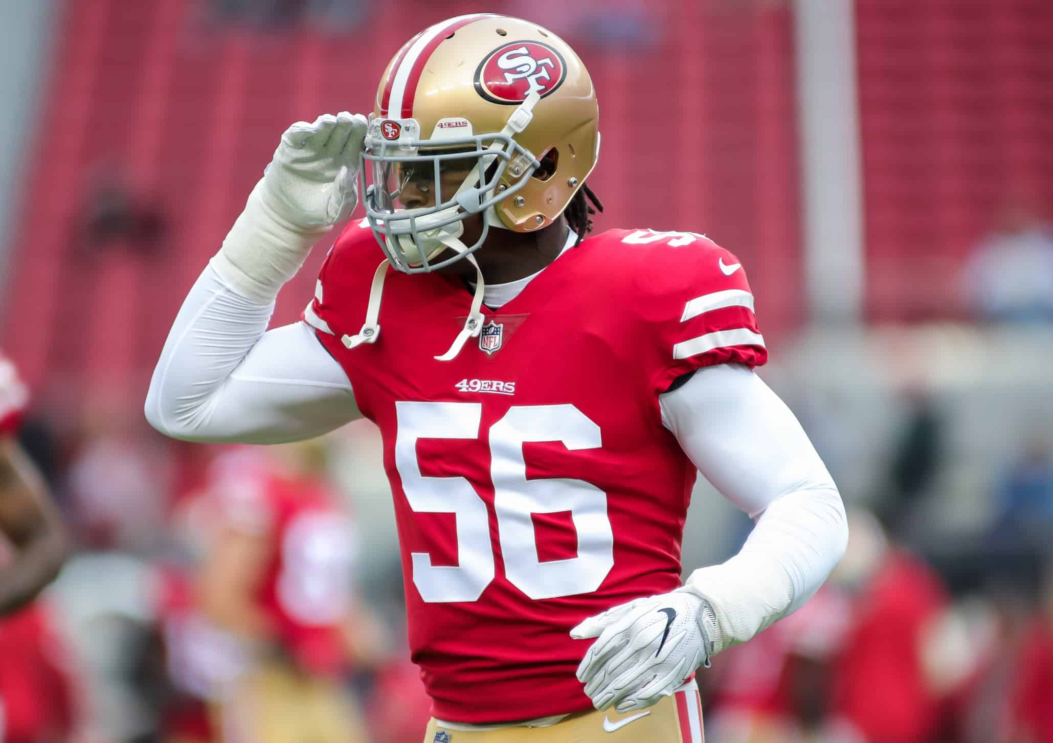 49ers linebacker Reuben Foster