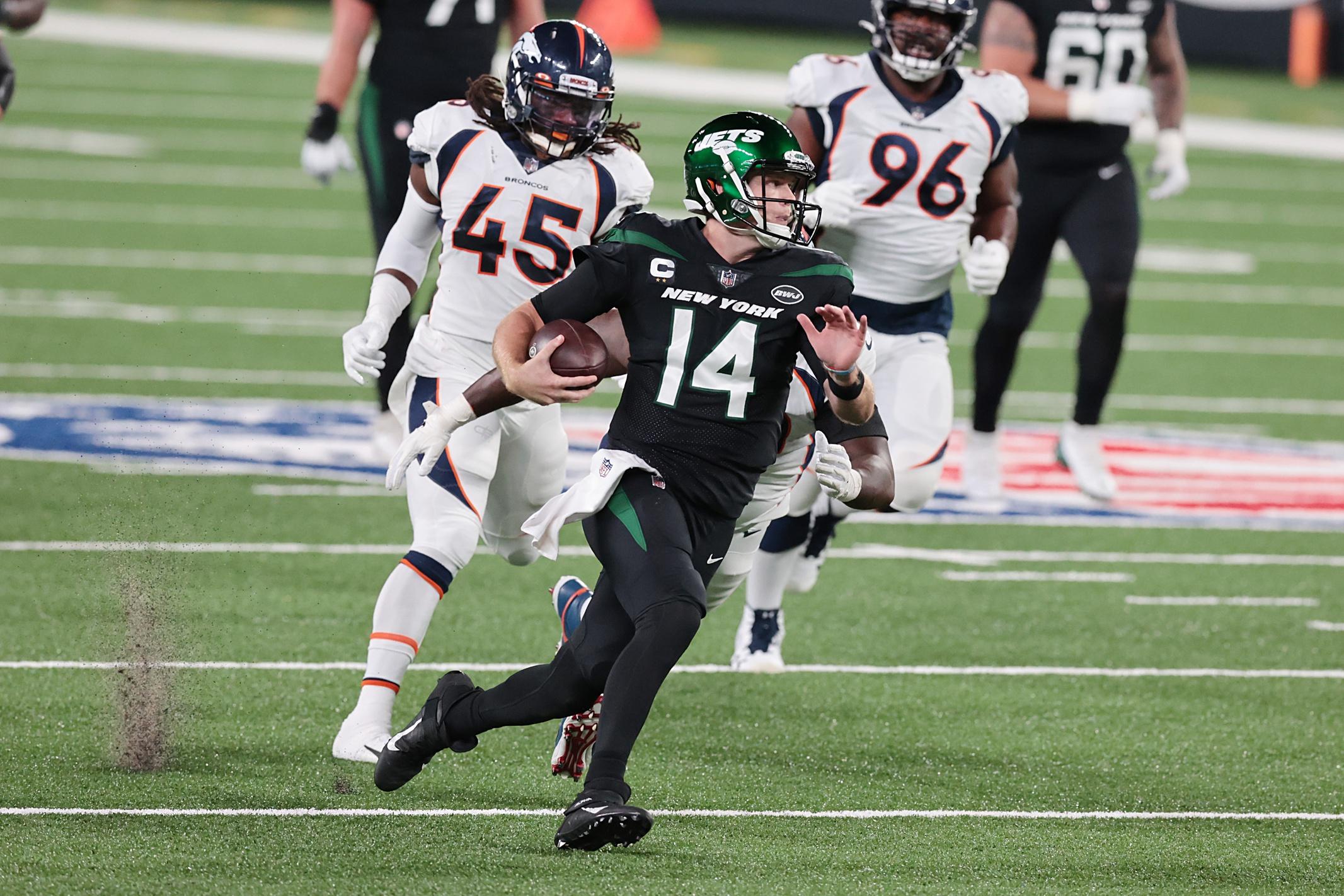 New York Jets quarterback Sam Darnold