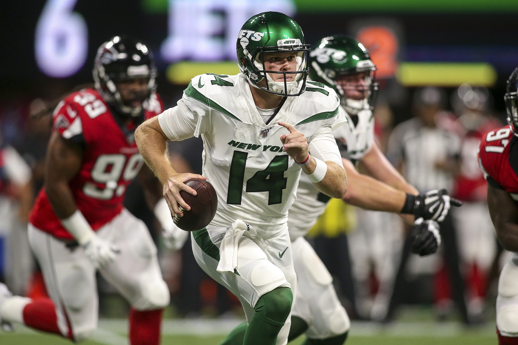 New York Jets quarterback Sam Darnold