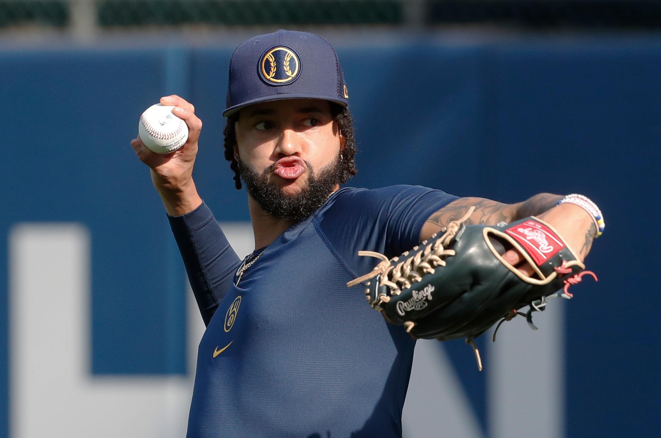 Milwaukee Brewers pitcher Devin Williams