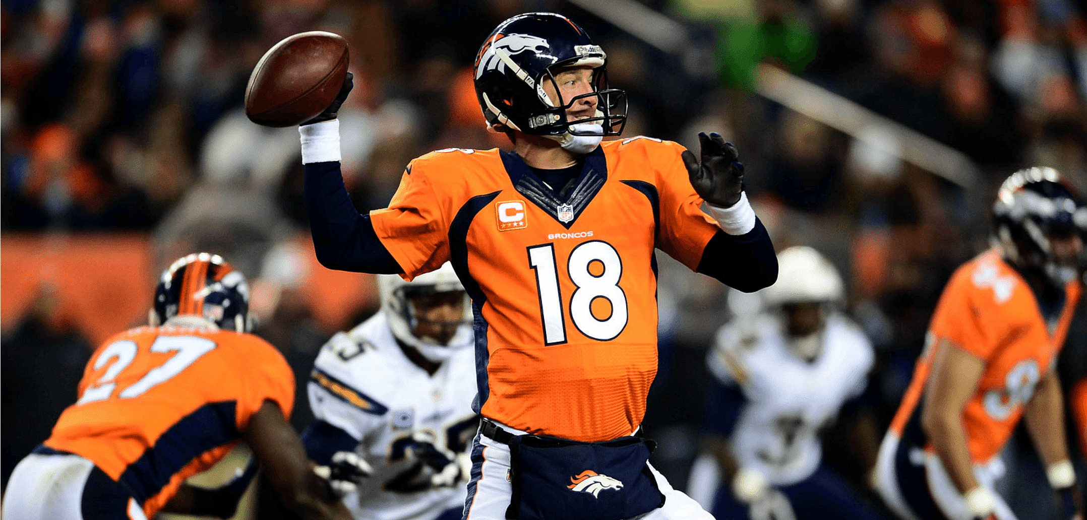 Courtesy of Fox Sports: Manning has won five MVP's for a reason. 