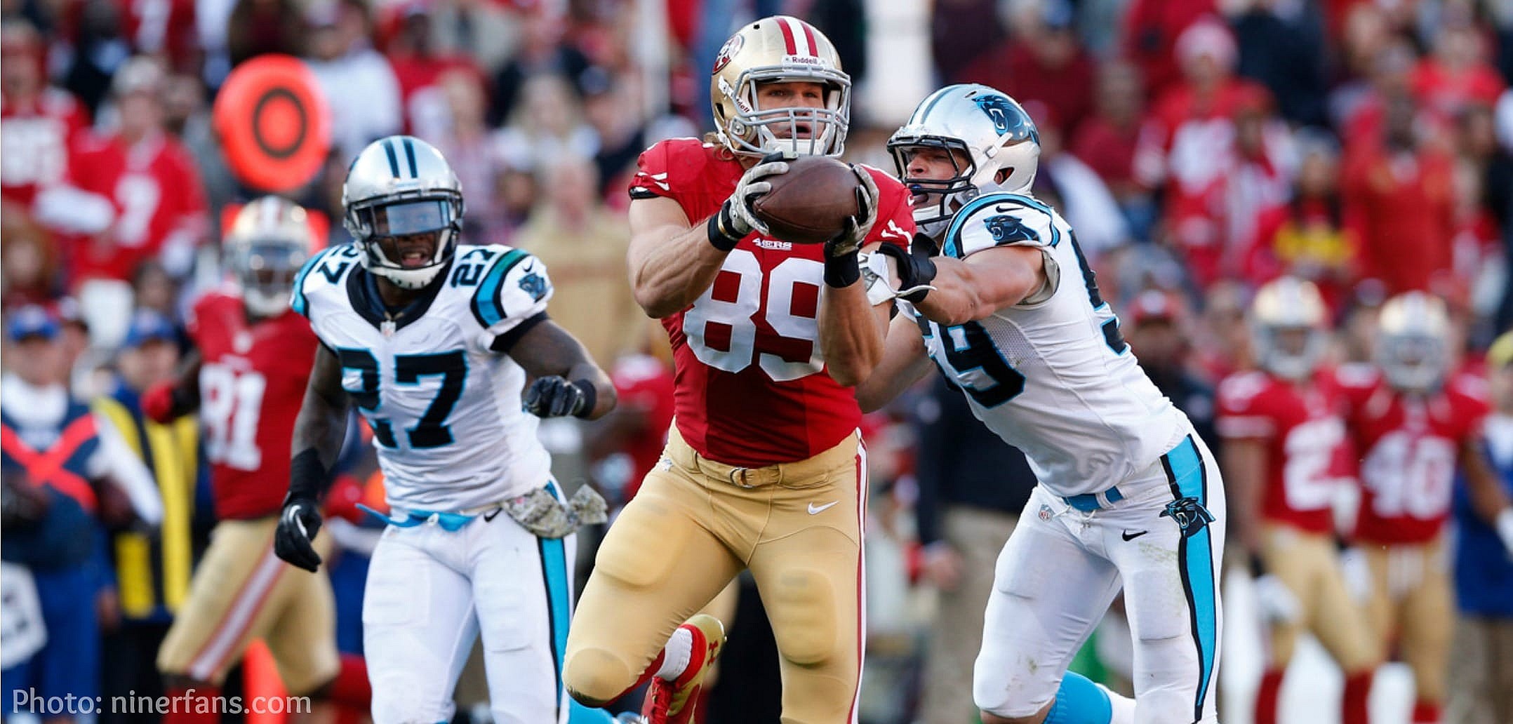 Vance McDonald NIners 2014