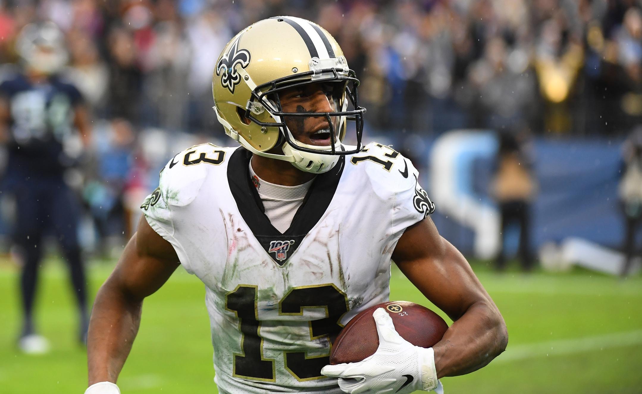 Saints WR Michael Thomas against the Titans