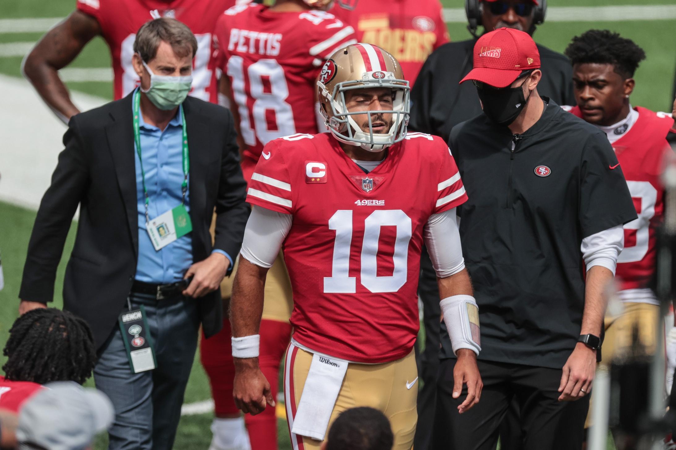 NFL Draft rumors: 49ers want 1st-rounder for Jimmy Garoppolo, team split on who to draft