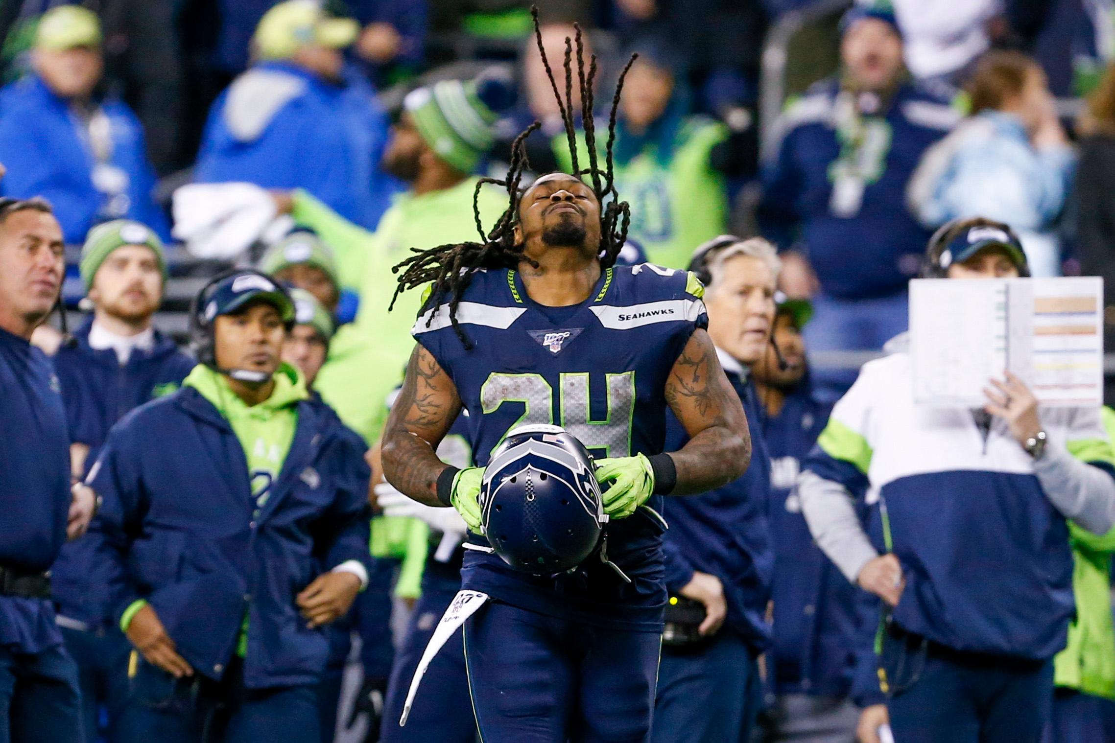 marshawn lynch, luke kuechly