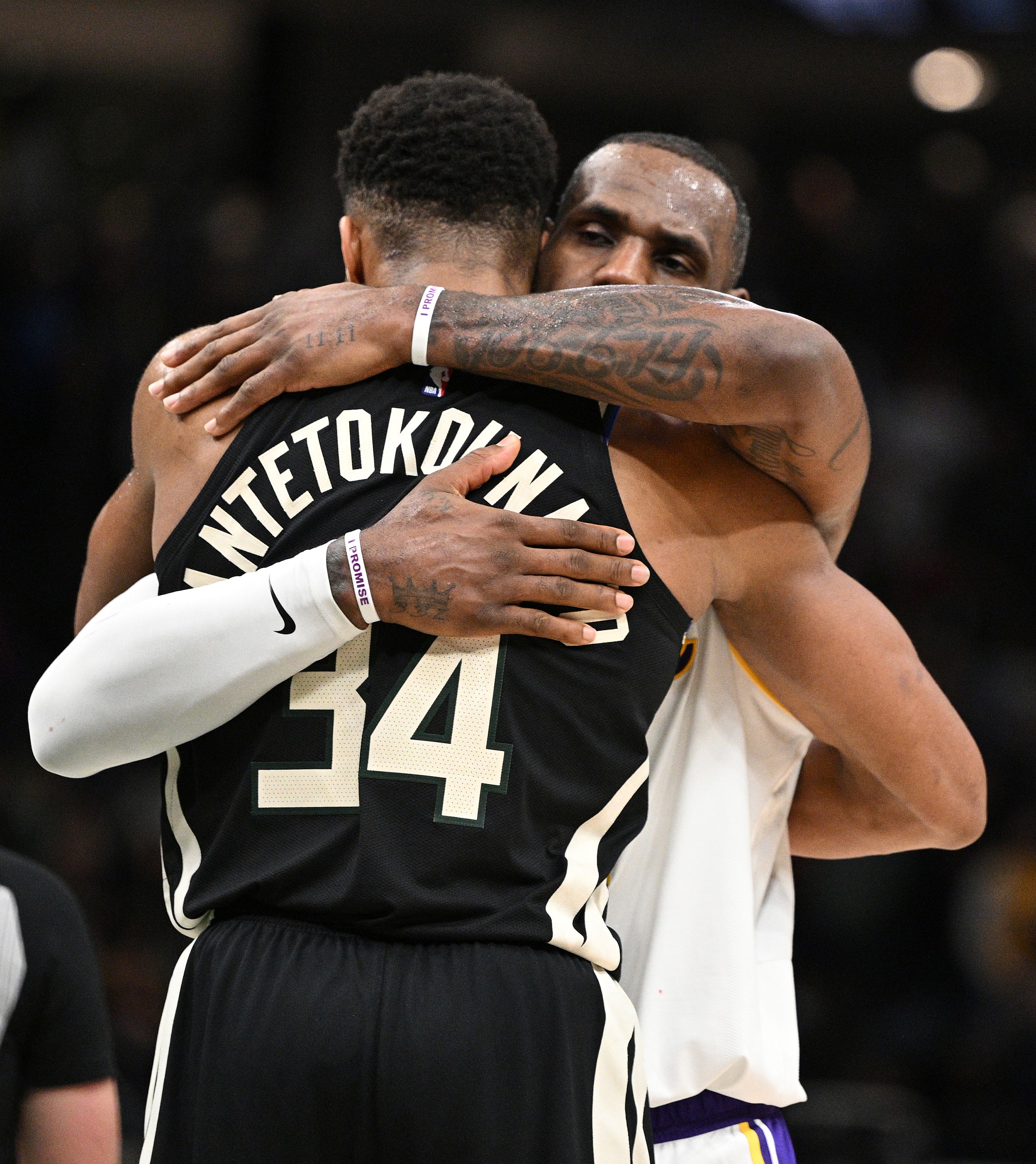 Giannis Antetokounmpo, LeBron James