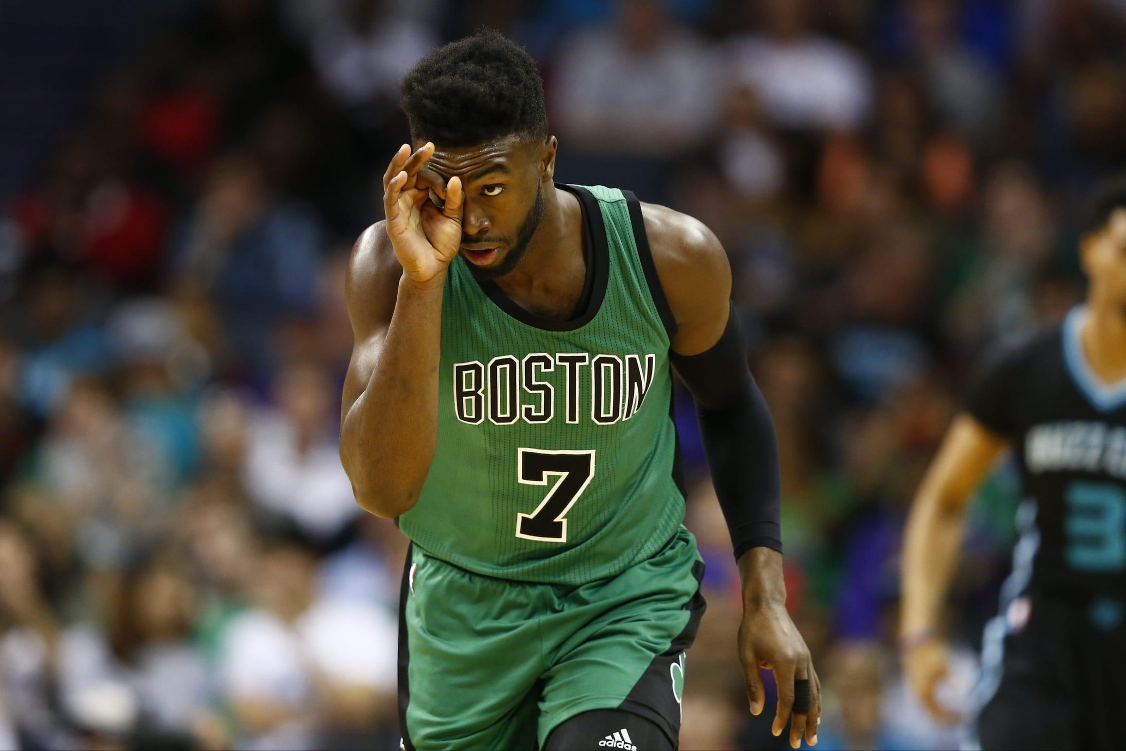 Jaylen Brown will surely be a big part of the trade when all is said and done. 