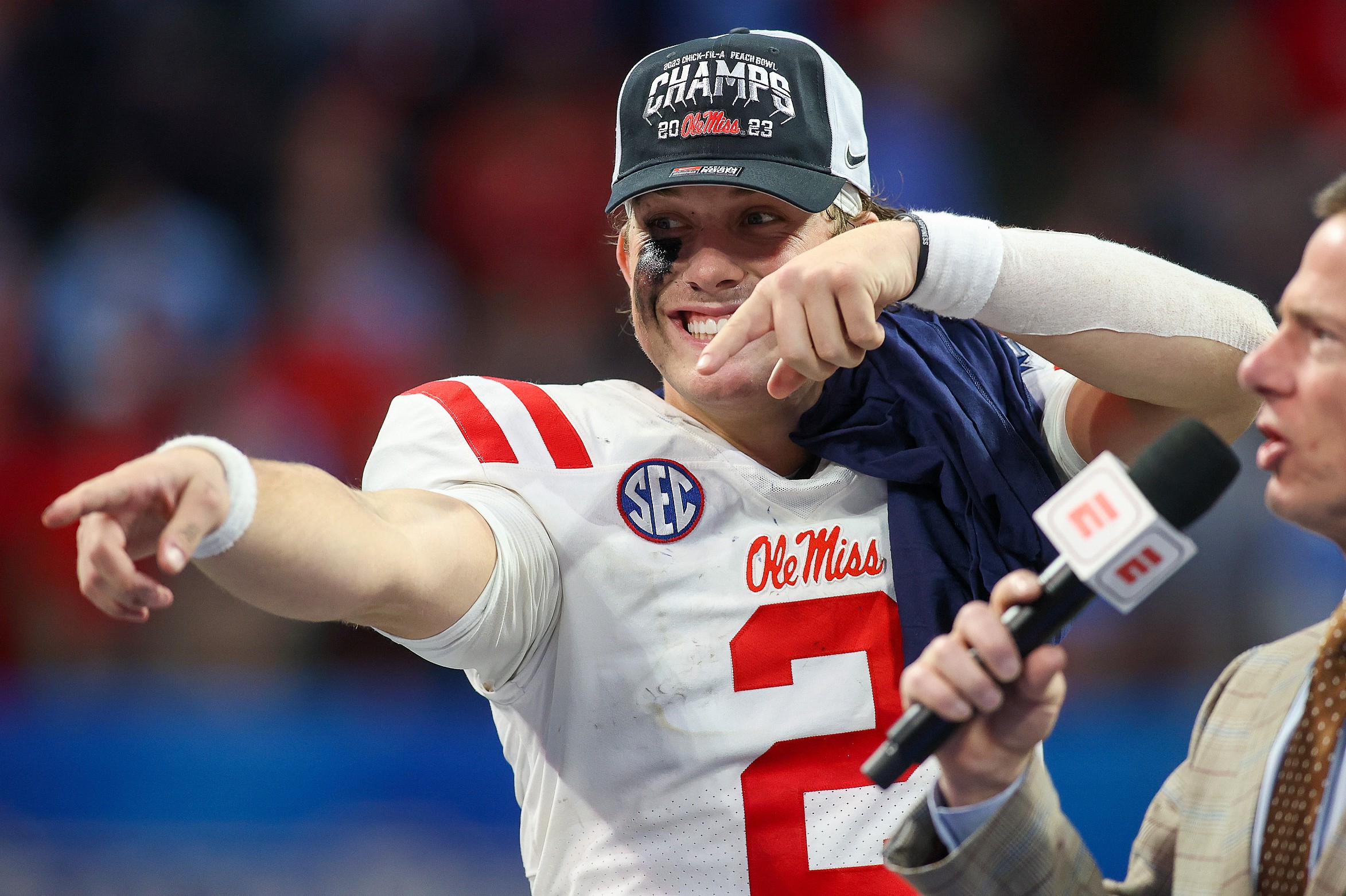 college football poll: Peach Bowl-Mississippi at Penn State