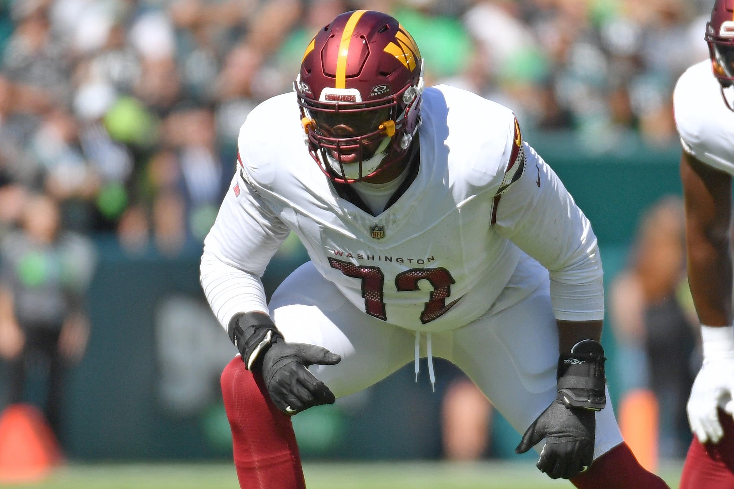 washington commanders release charles leno