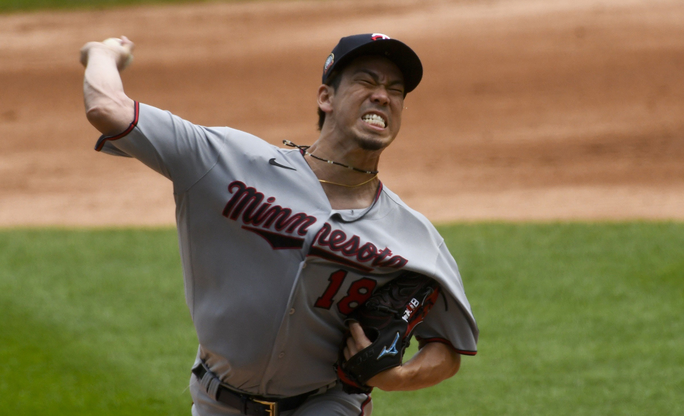 Minnesota Twins pitcher Kenta Maeda