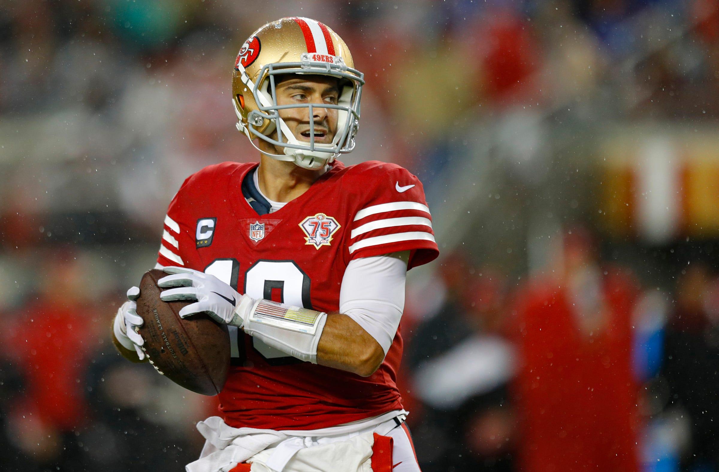 san francisco 49ers qb jimmy garoppolo