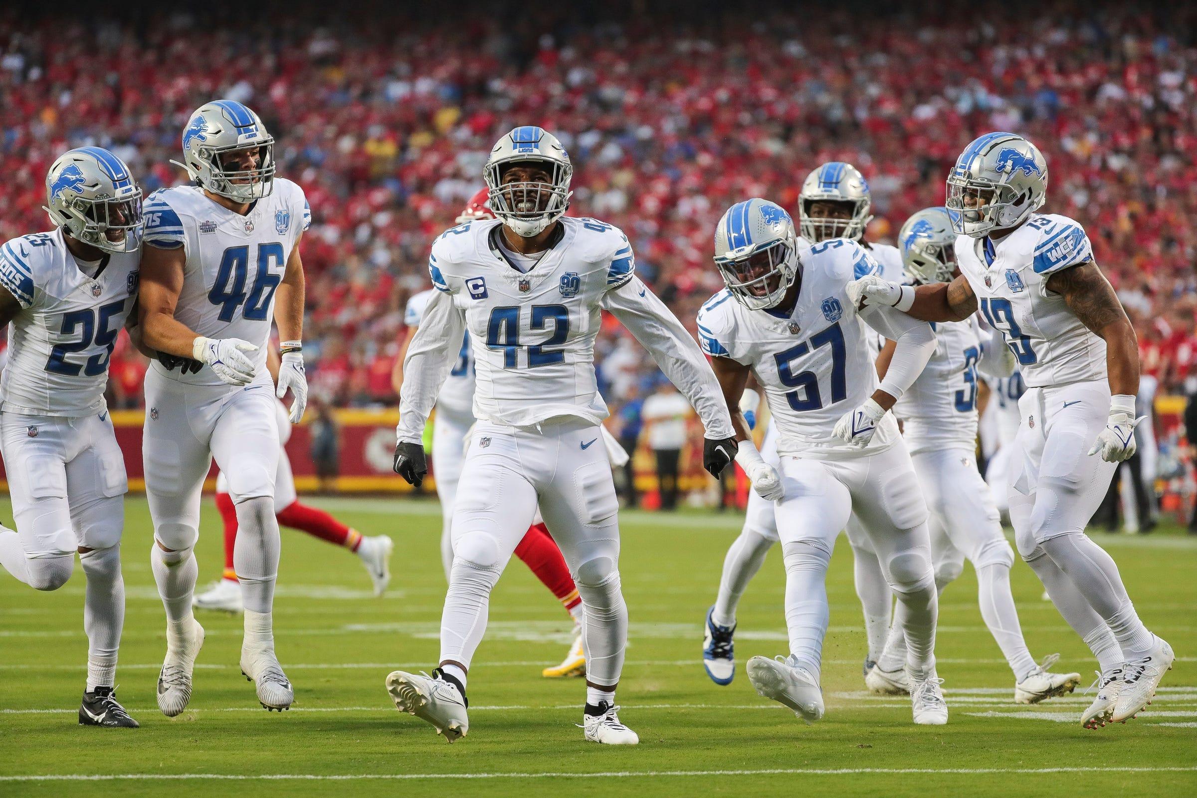 detroit lions, kansas city chiefs
