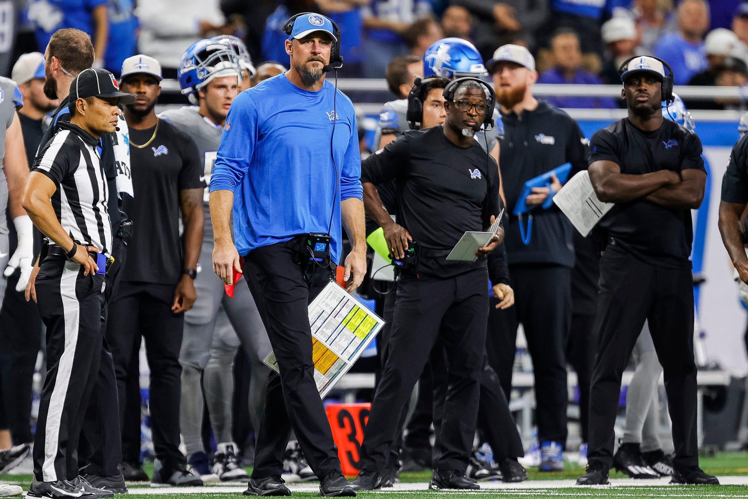 detroit lions' dan campbell