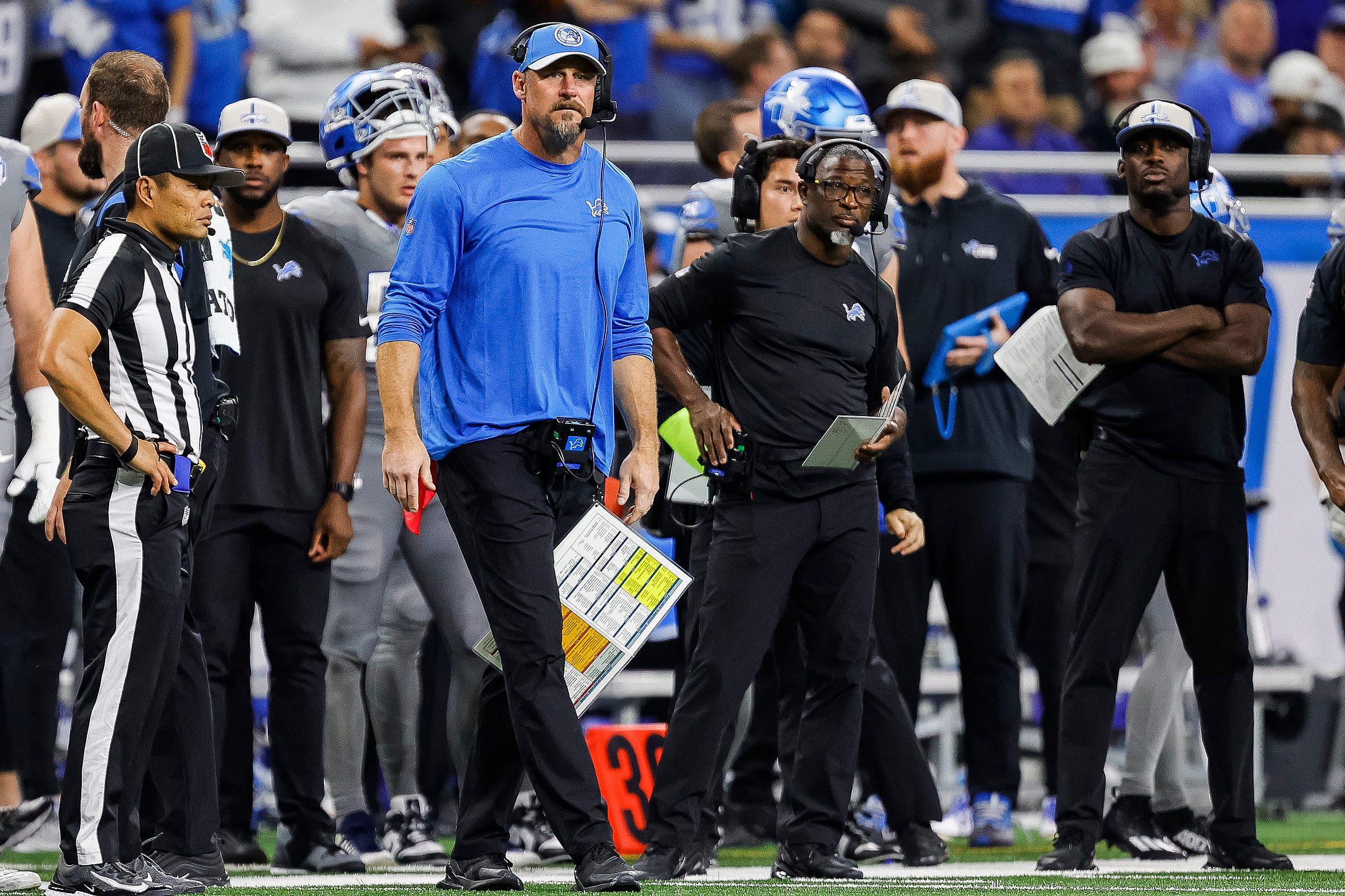 detroit lions' dan campbell