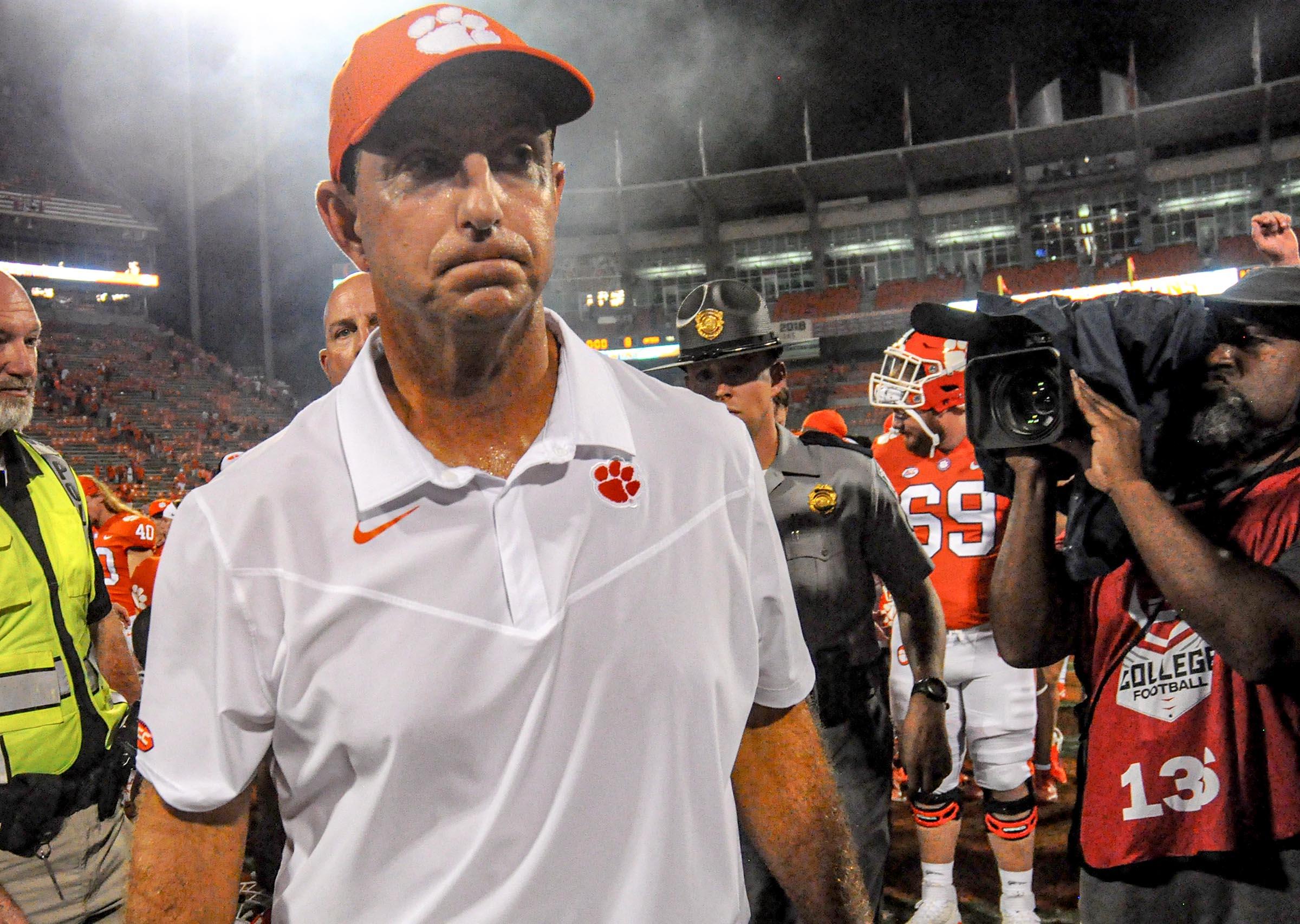 clemson head coach dabo swinney