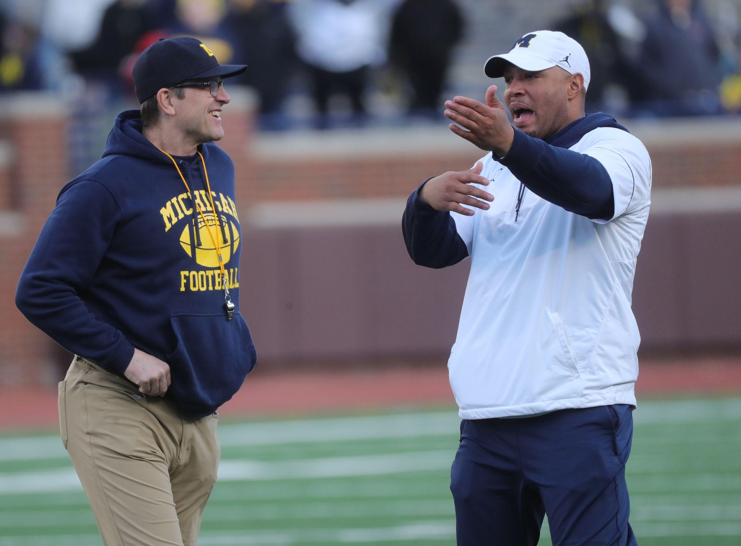 jim harbaugh could bring josh gattis with him to chicago bears