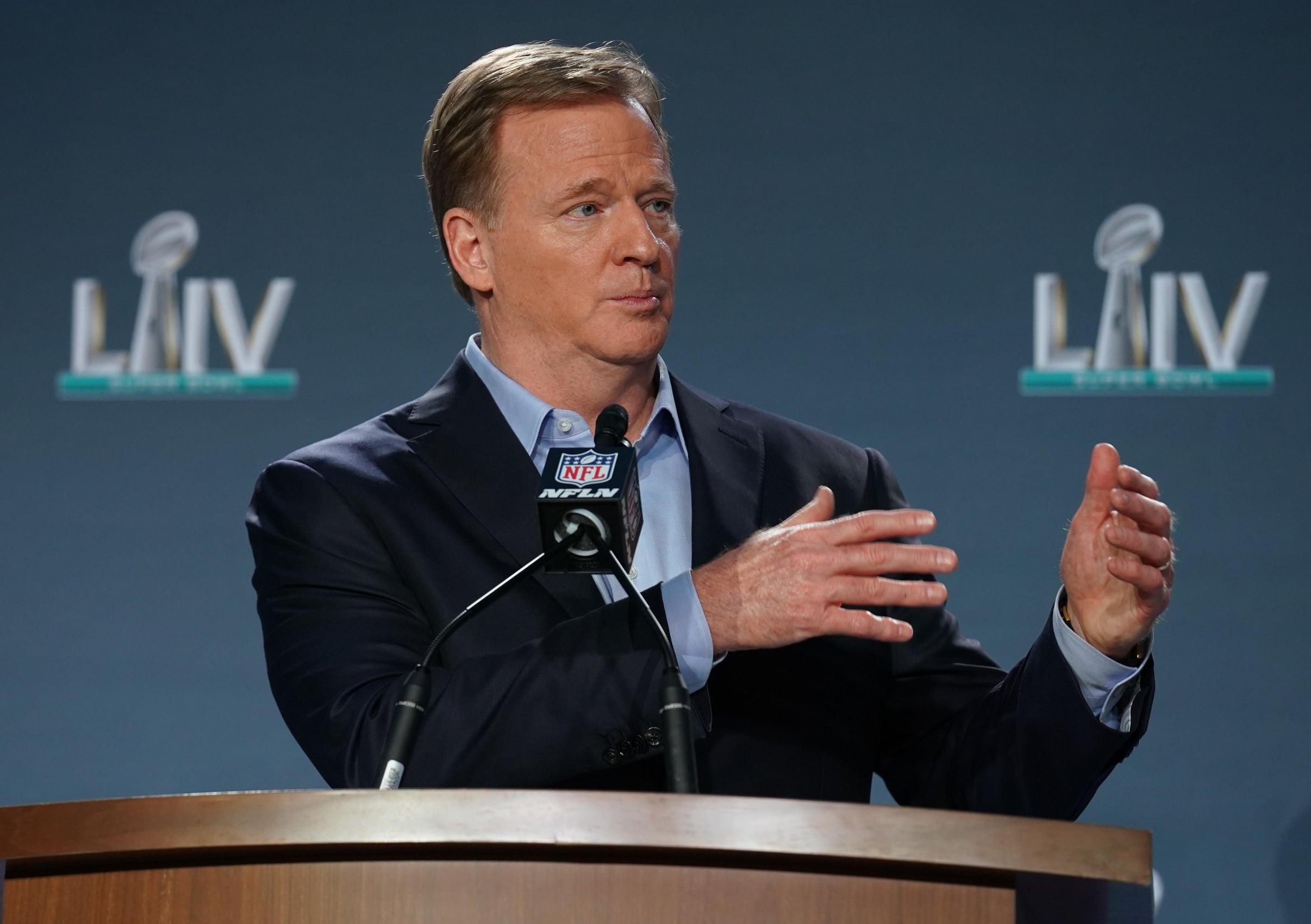 NFL commissioner Roger Goodell
