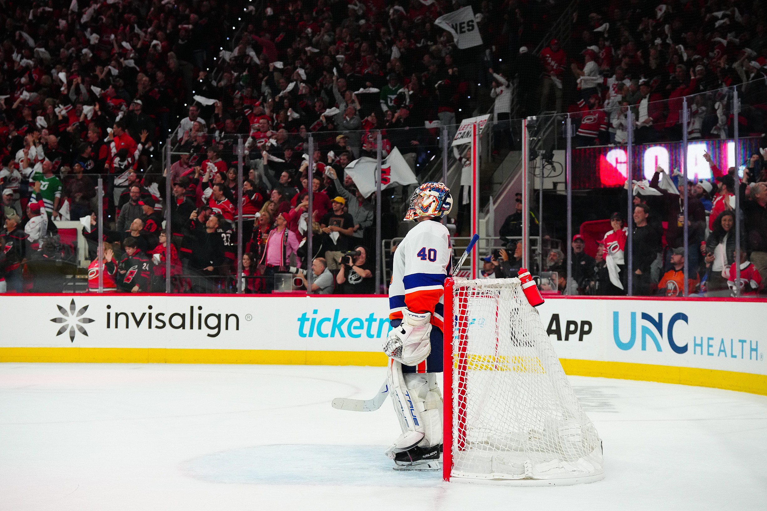 NHL: Stanley Cup Playoffs-New York Islanders at Carolina Hurricanes