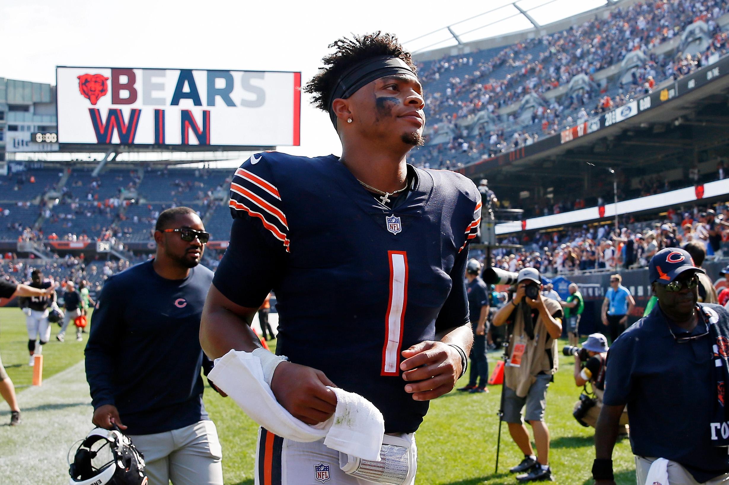 chicago bears qb justin fields
