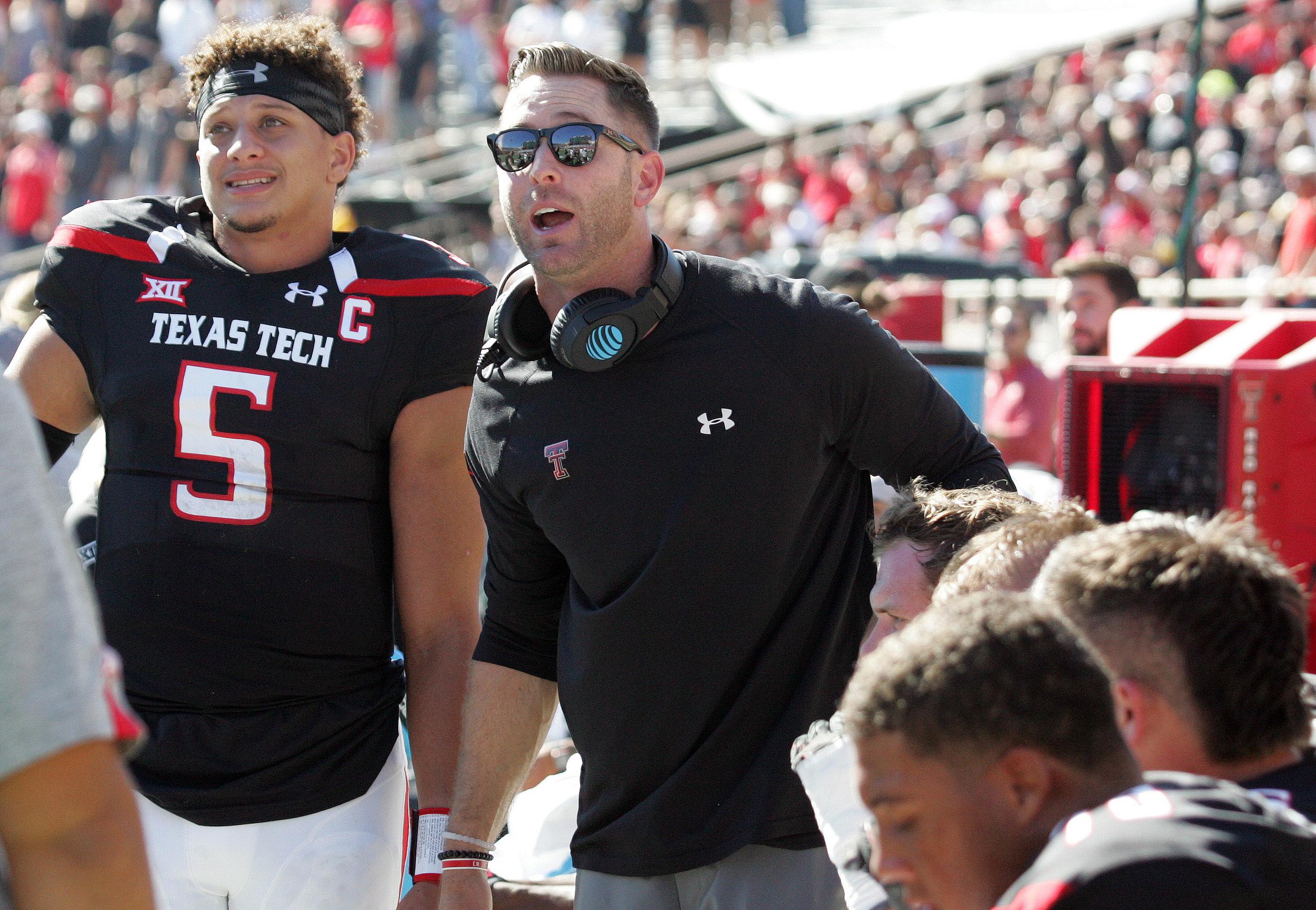 Kliff Kingsbury Las Vegas Raiders Patrick Mahomes