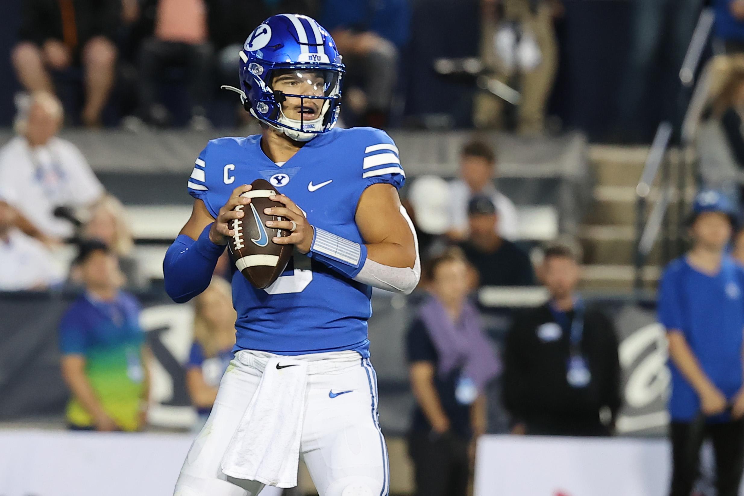 NCAA Football: Utah State at Brigham Young