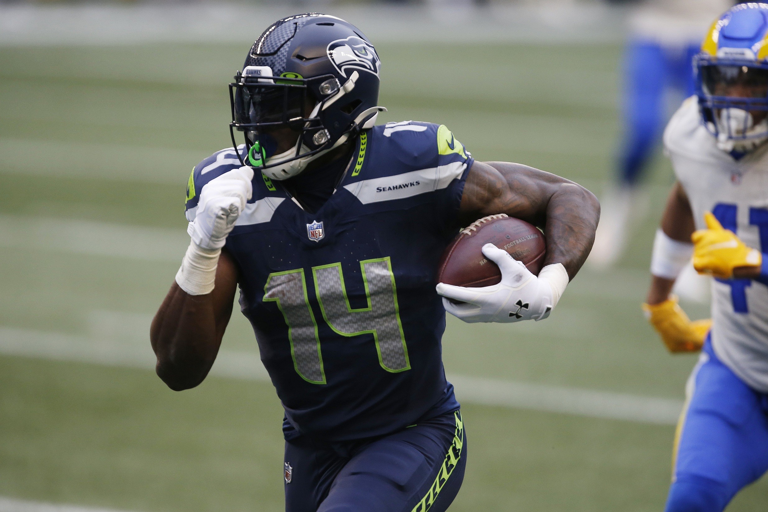 Seahawks vs Colts, DK Metcalf