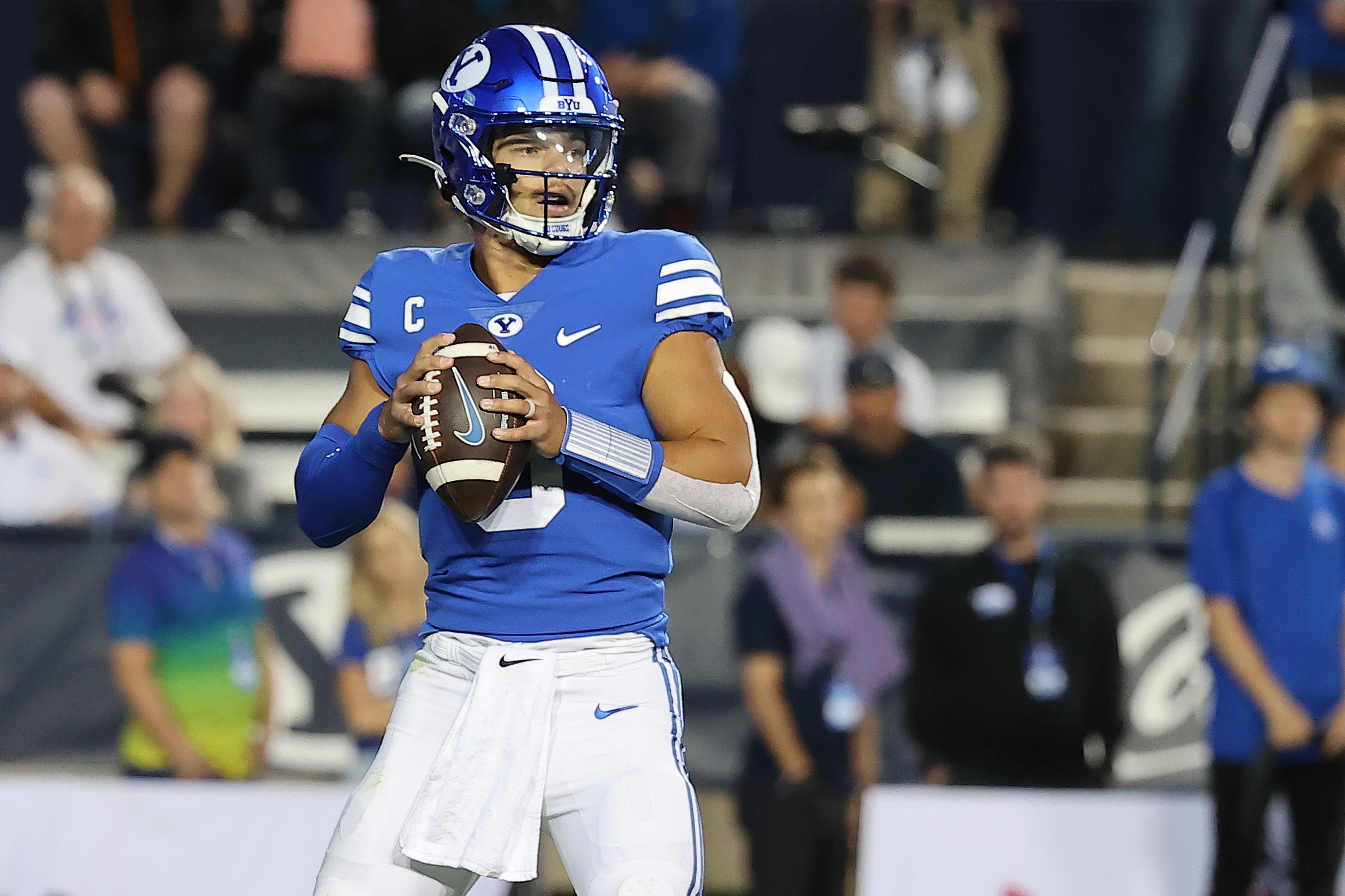 NCAA Football: Utah State at Brigham Young