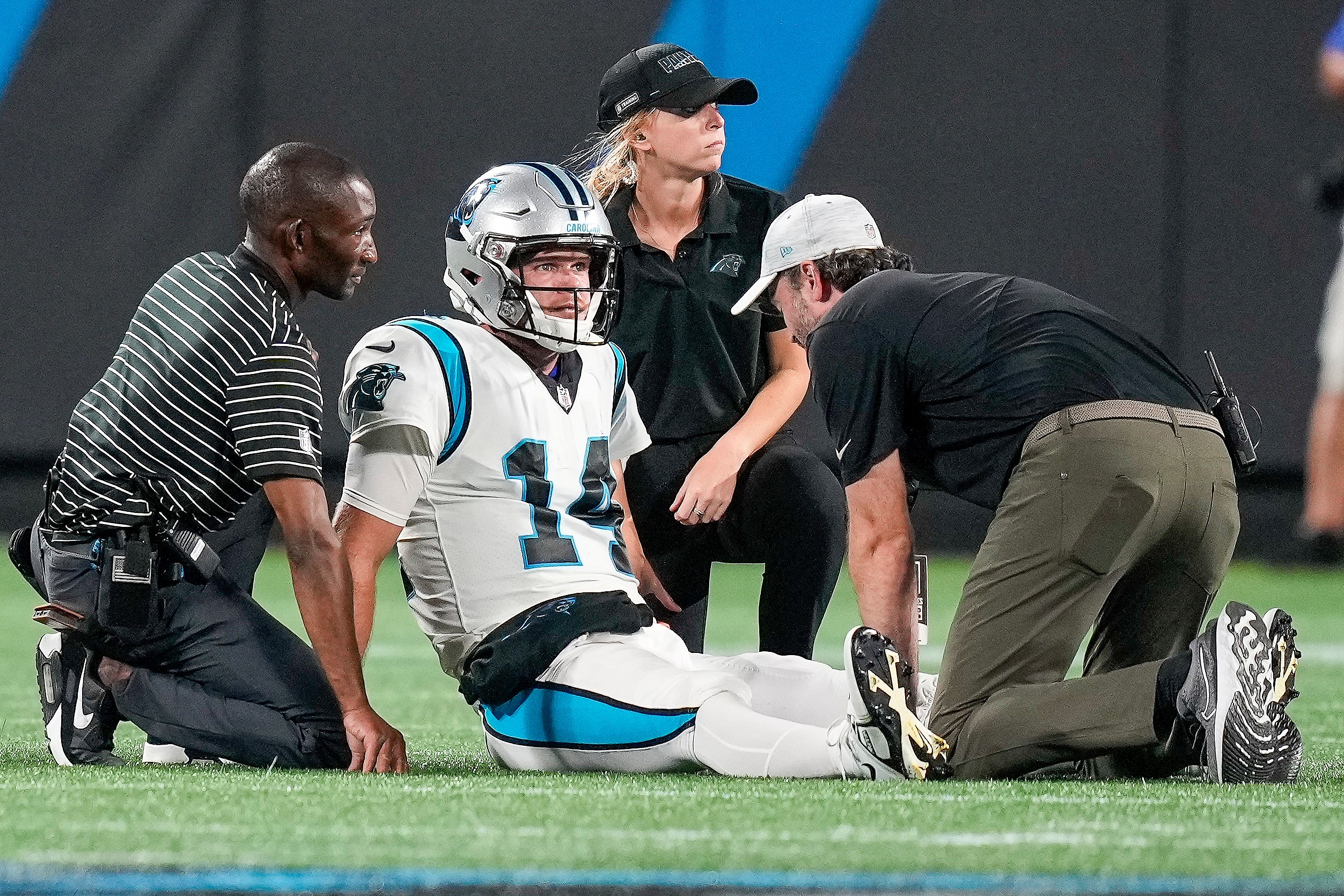 nfl preseason: sam darnold injury