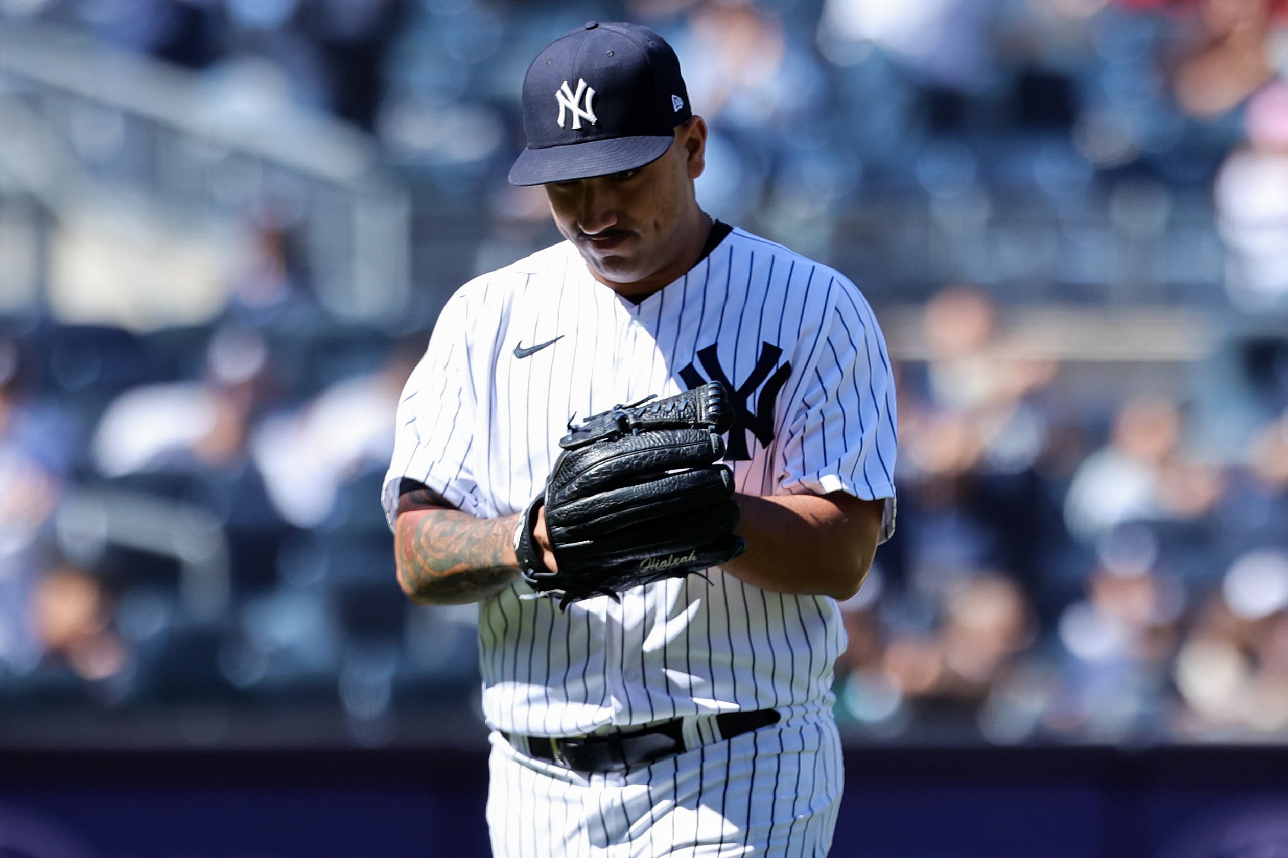 MLB: Texas Rangers at New York Yankees