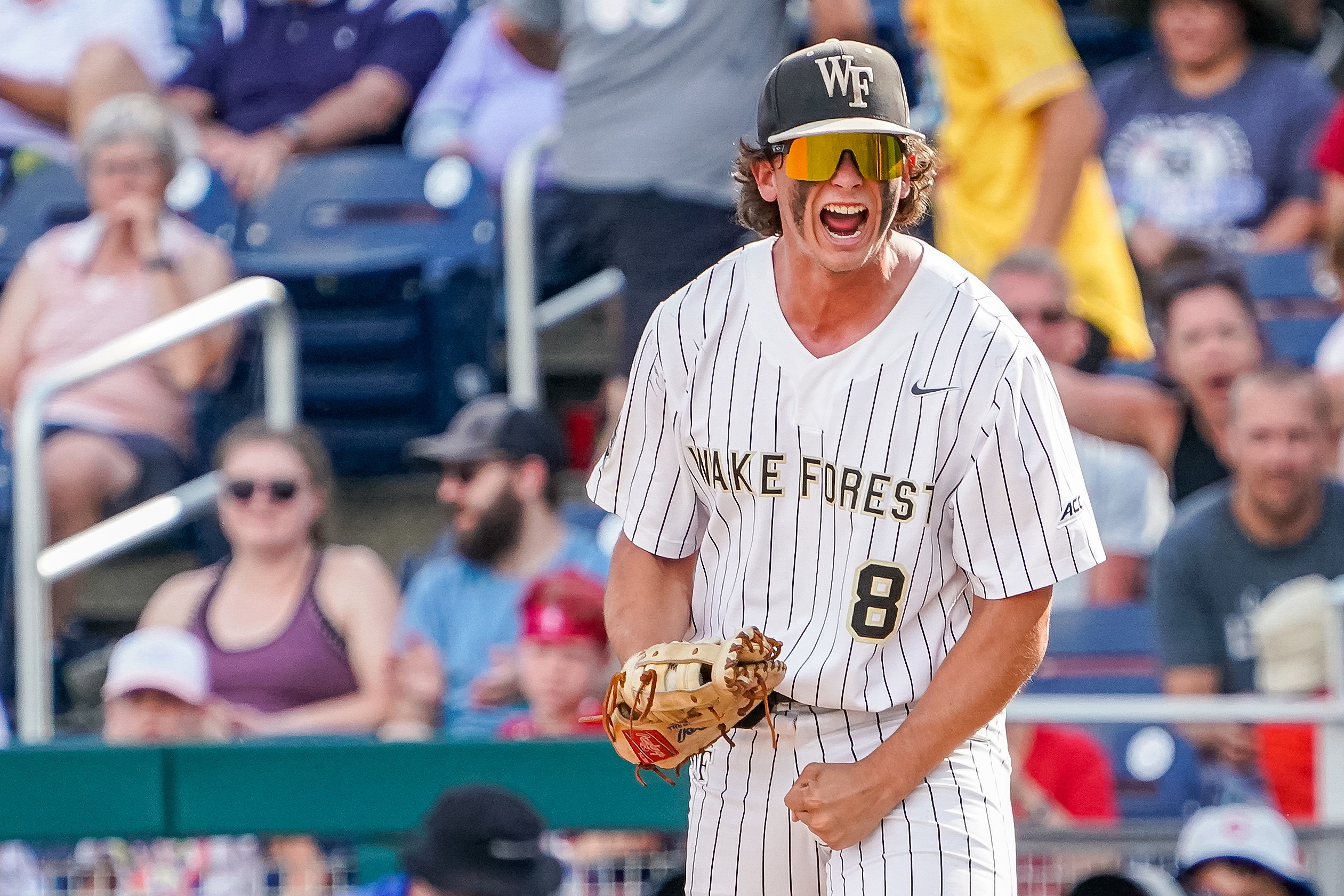 NCAA Baseball: College World Series-Stanford vs Wake Forest