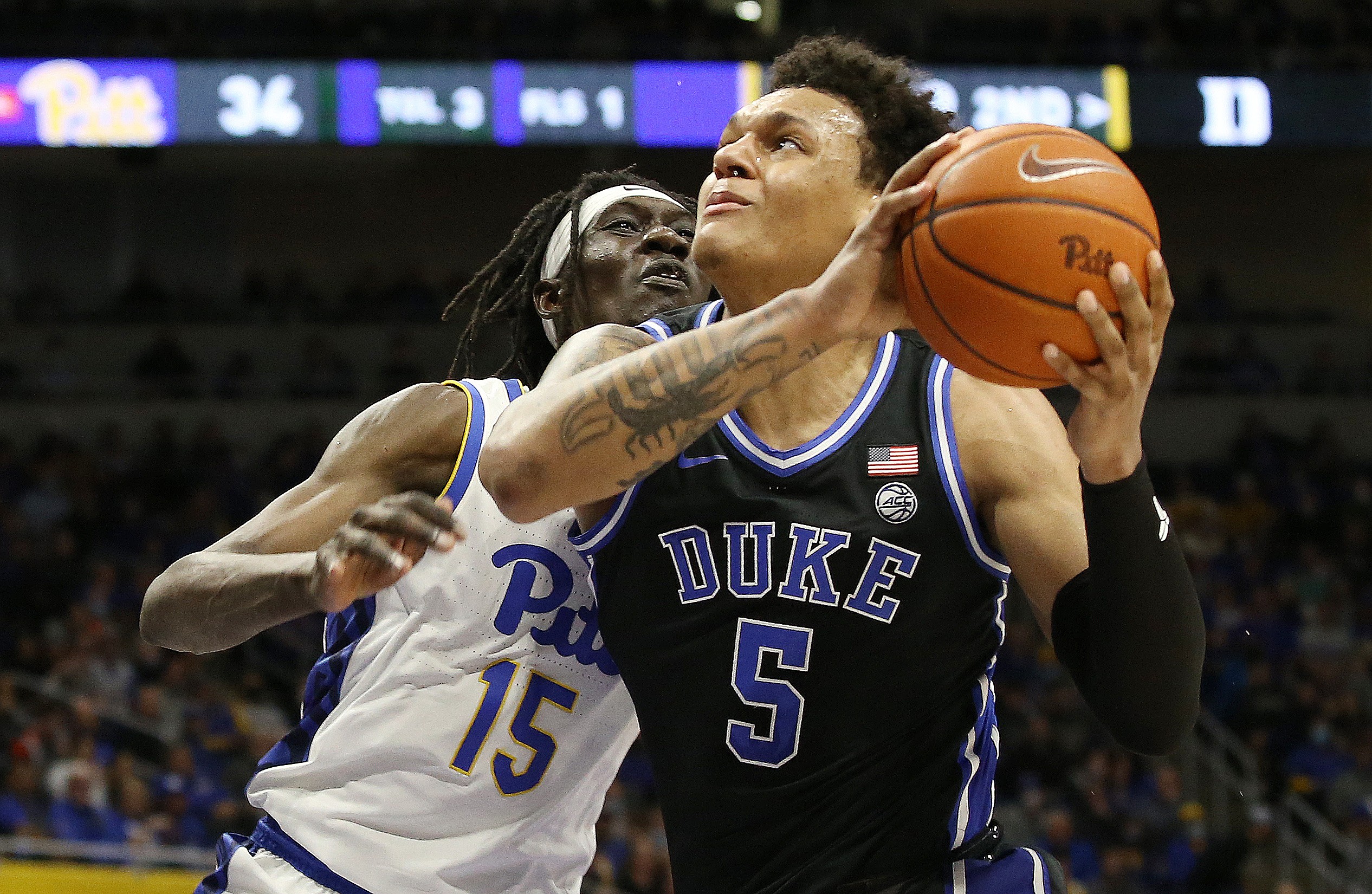 NCAA Basketball: Duke at Pittsburgh